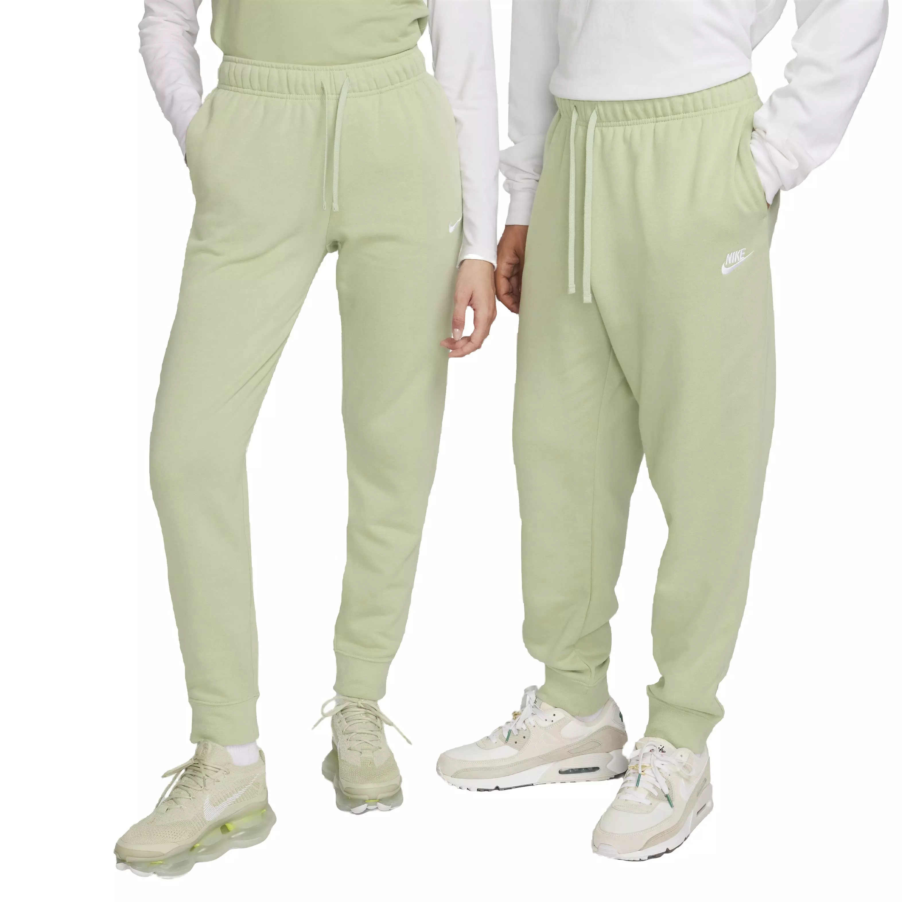 Nike Women's Sportswear Club Fleece Mid-Rise Joggers - GREEN