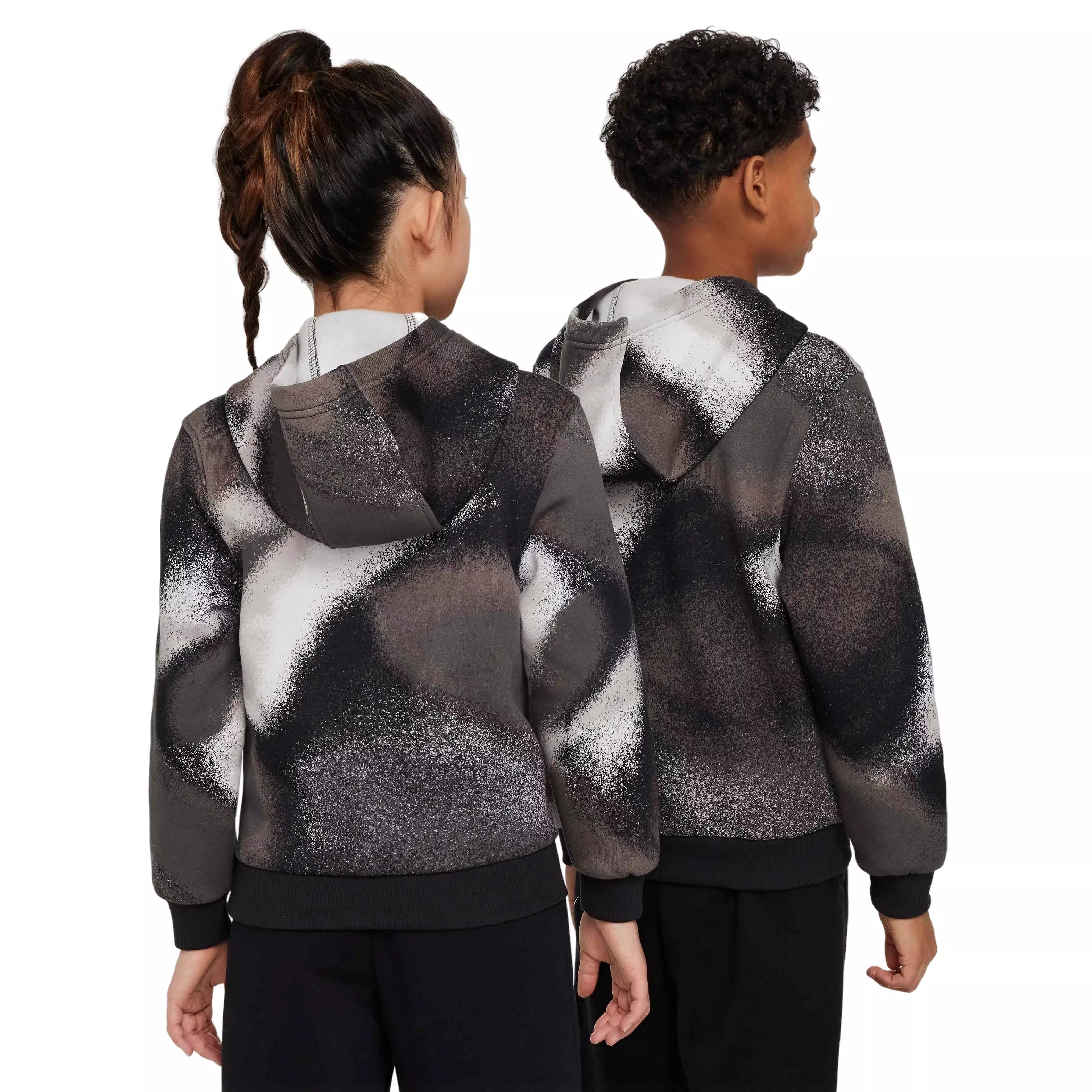 Nike Big Kids' Sportswear Club Fleece Hoodie - BLACK