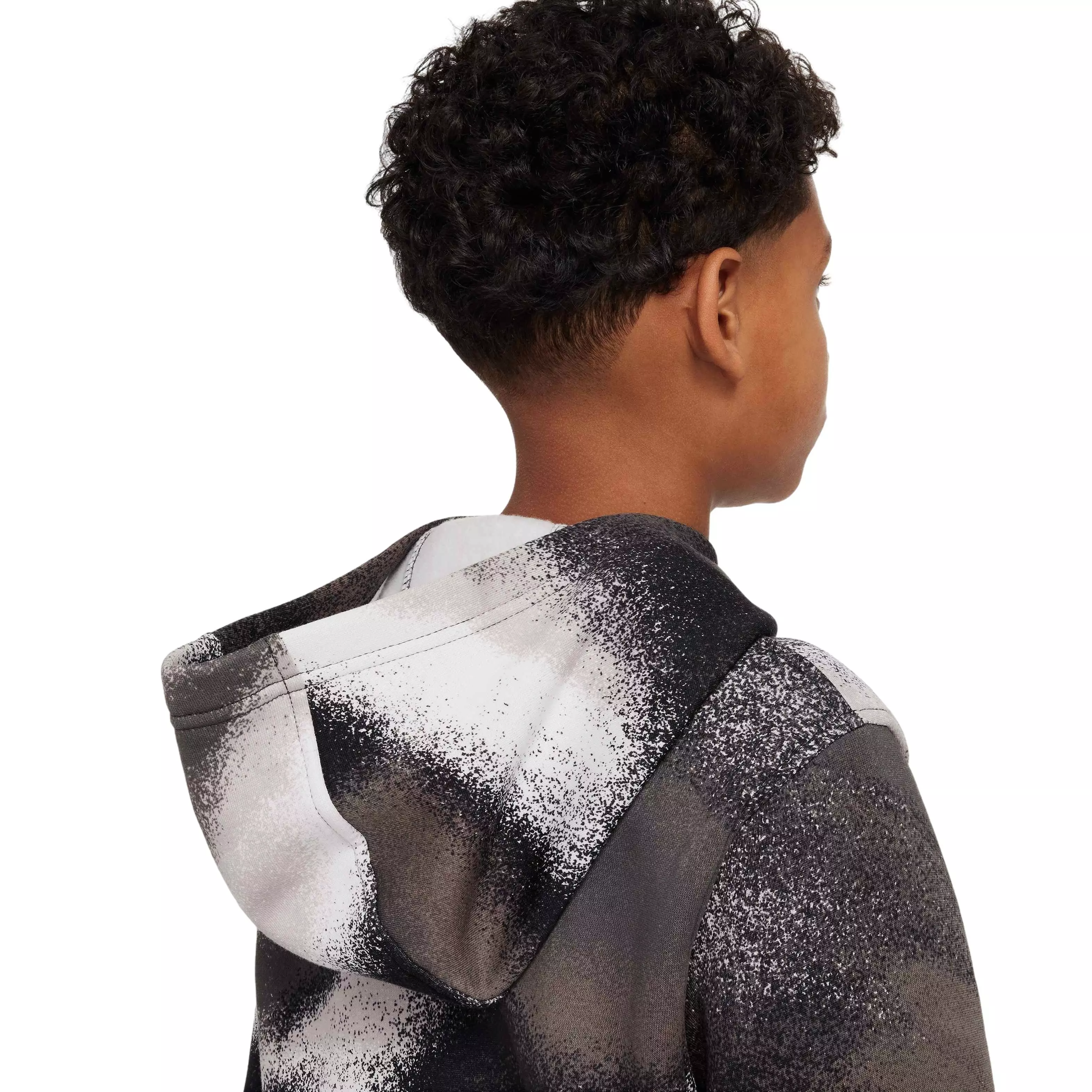 Nike Big Kids' Sportswear Club Fleece Hoodie - BLACK