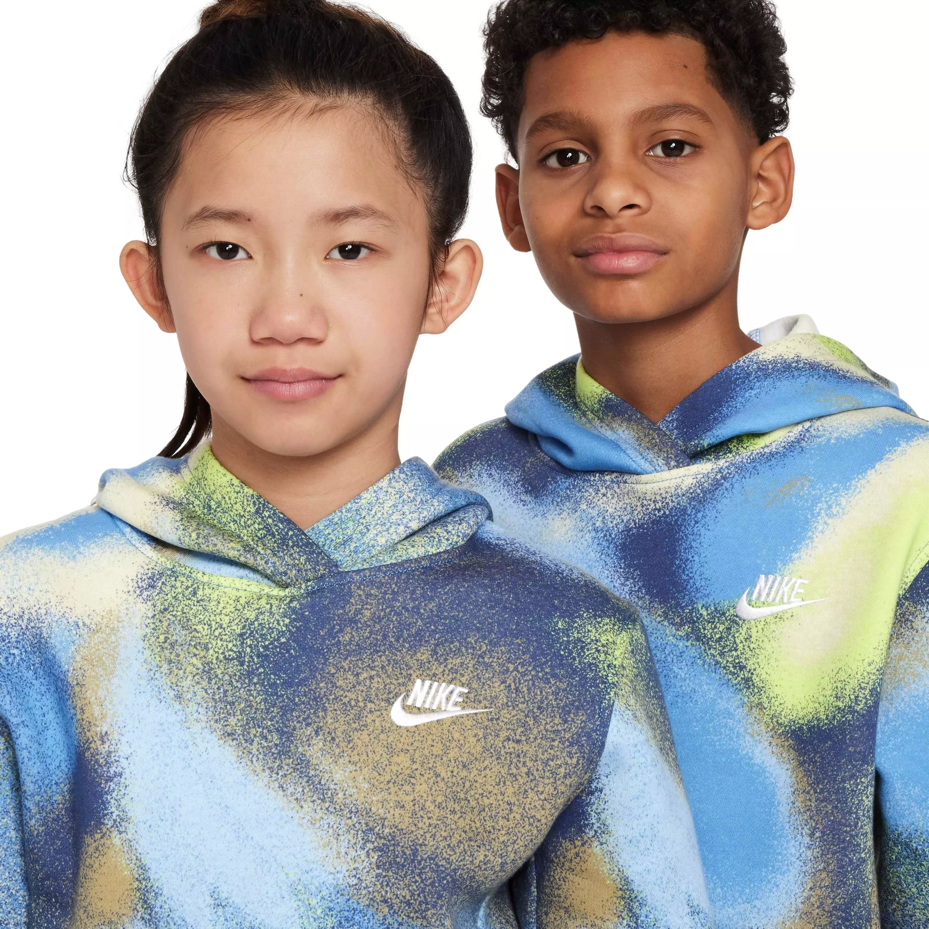 Nike Big Kids' Sportswear Club Fleece Hoodie - BLUE
