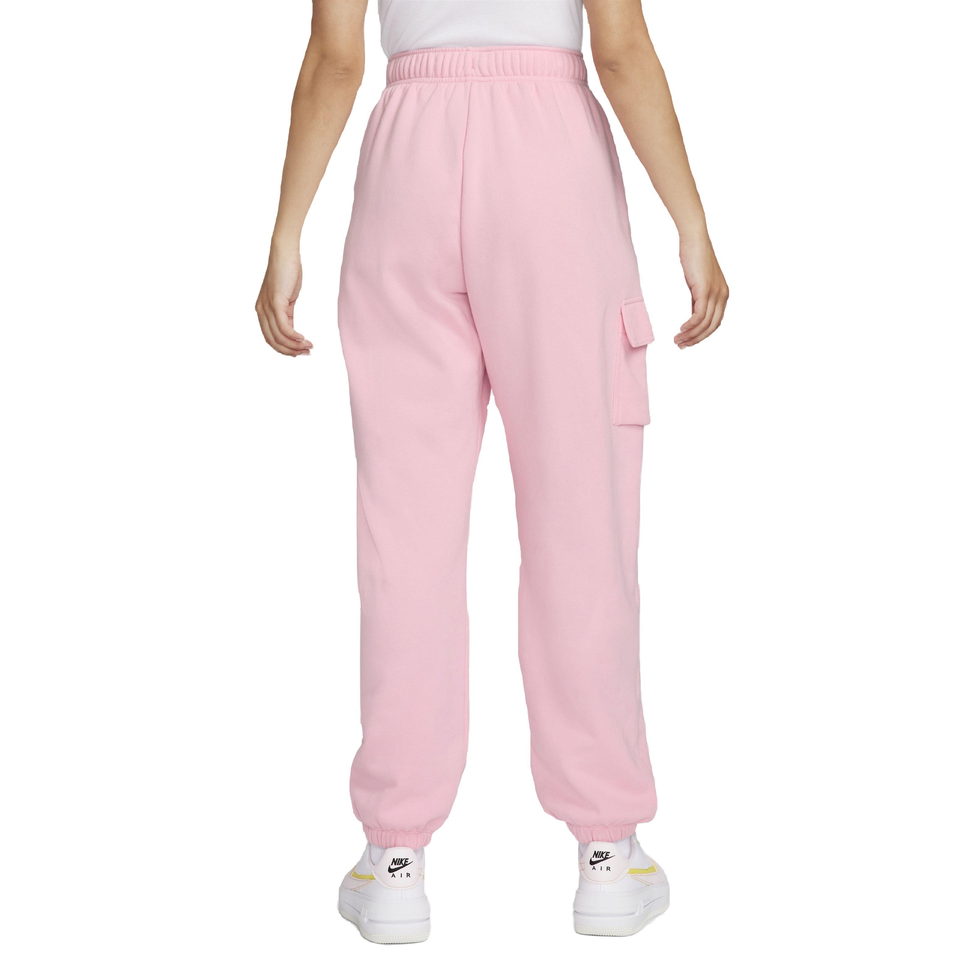 Nike pink track pants best sale