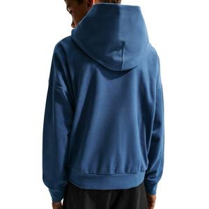 Nike Big Boys' Pro Dri-FIT Fleece Pullover Hoodie - Blue