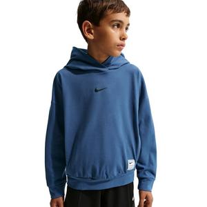 Nike Big Boys' Pro Dri-FIT Fleece Pullover Hoodie - Blue