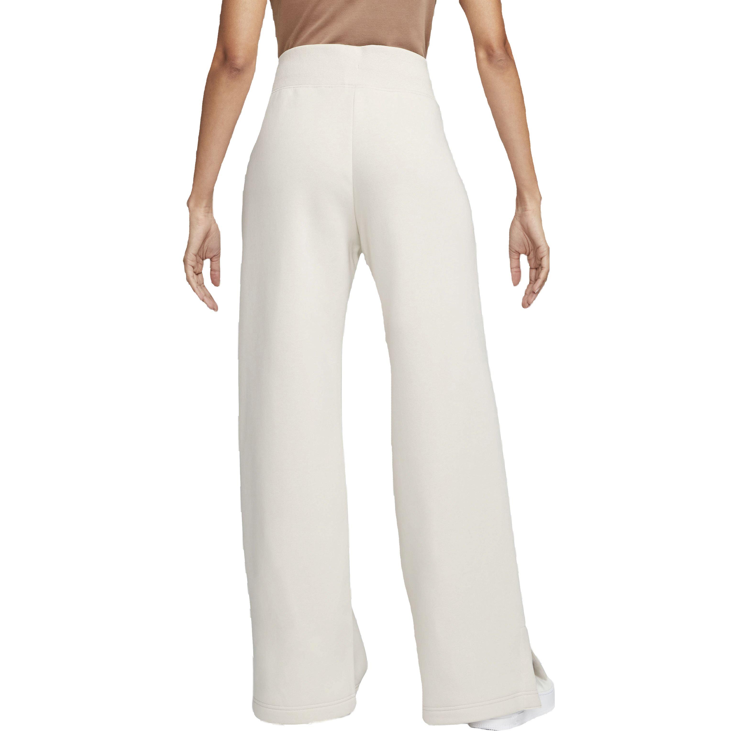 Nike Women's Sportswear Phoenix Fleece Wide-Leg High-Rise Sweatpants - LT BROWN Thumbnail View 2