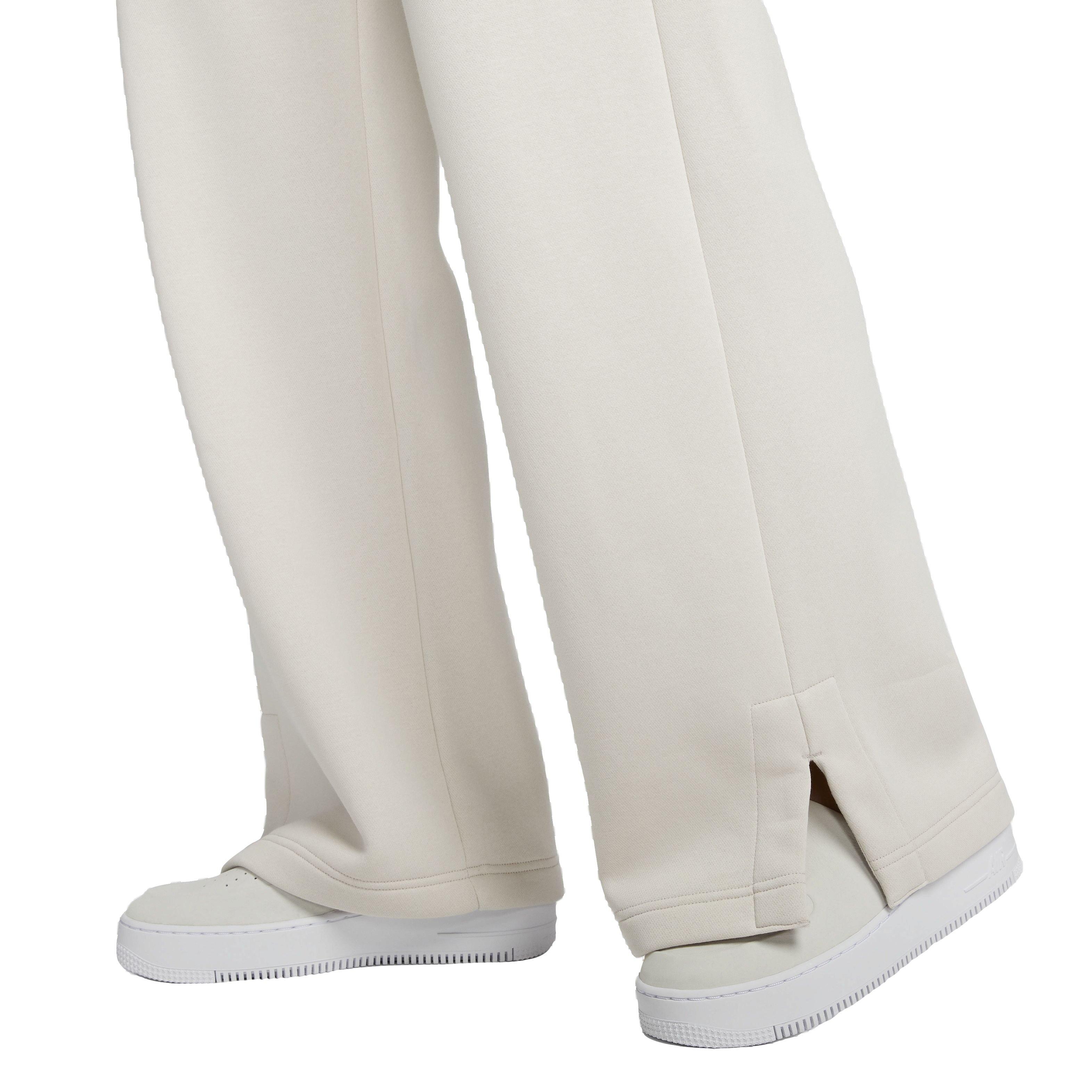 Nike Women's Sportswear Phoenix Fleece Wide-Leg High-Rise Sweatpants - LT BROWN Thumbnail View 6