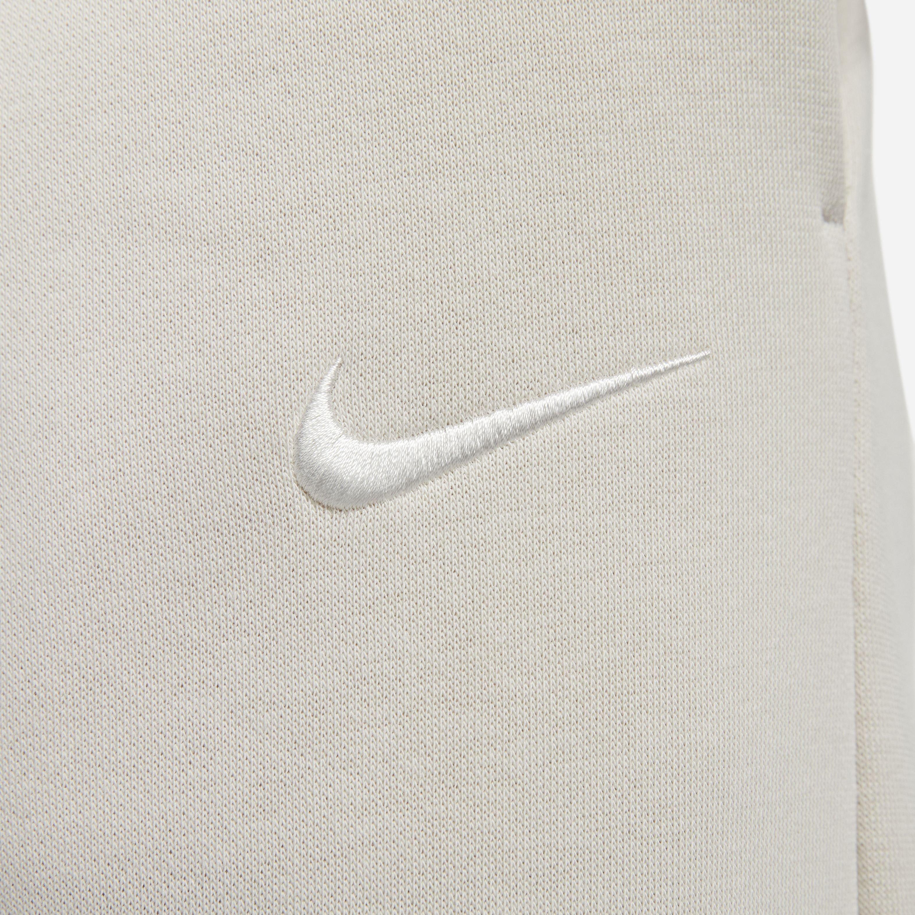 Nike Women's Sportswear Phoenix Fleece Wide-Leg High-Rise Sweatpants - LT BROWN Thumbnail View 7