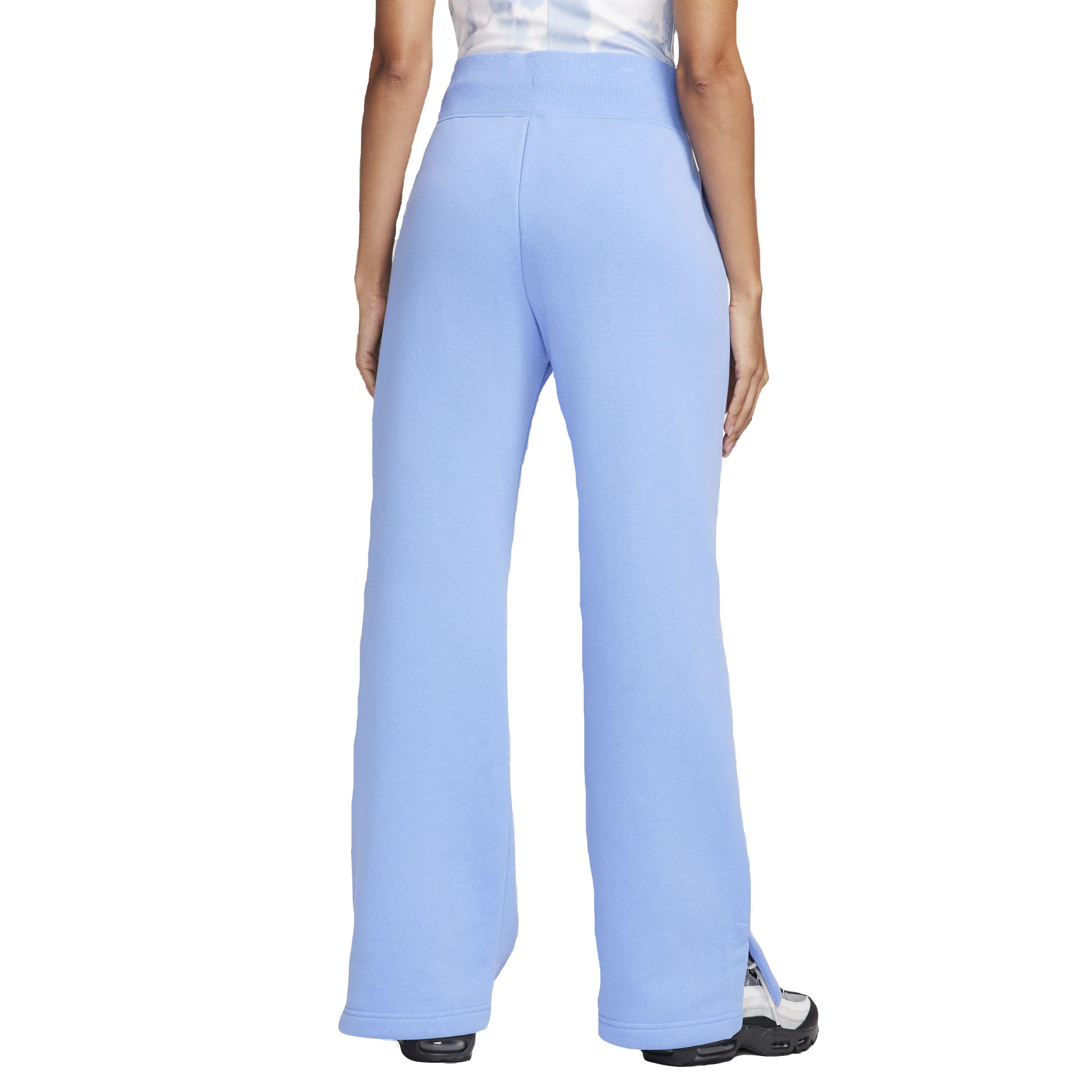 Nike Women's Sportswear Phoenix Fleece Wide-Leg High-Rise Sweatpants - BLUE Thumbnail View 2
