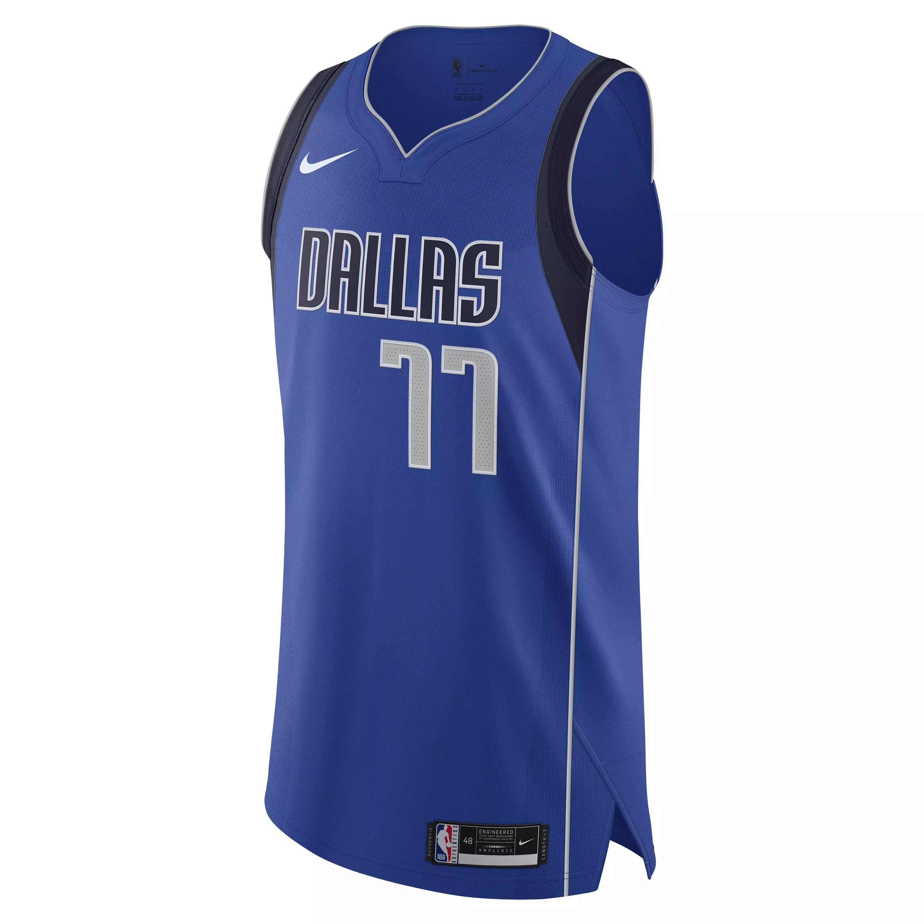 Nike Men's Dallas Mavericks Dri-FIT ADV NBA Icon Edition Authentic Jersey - Blue - BLUE