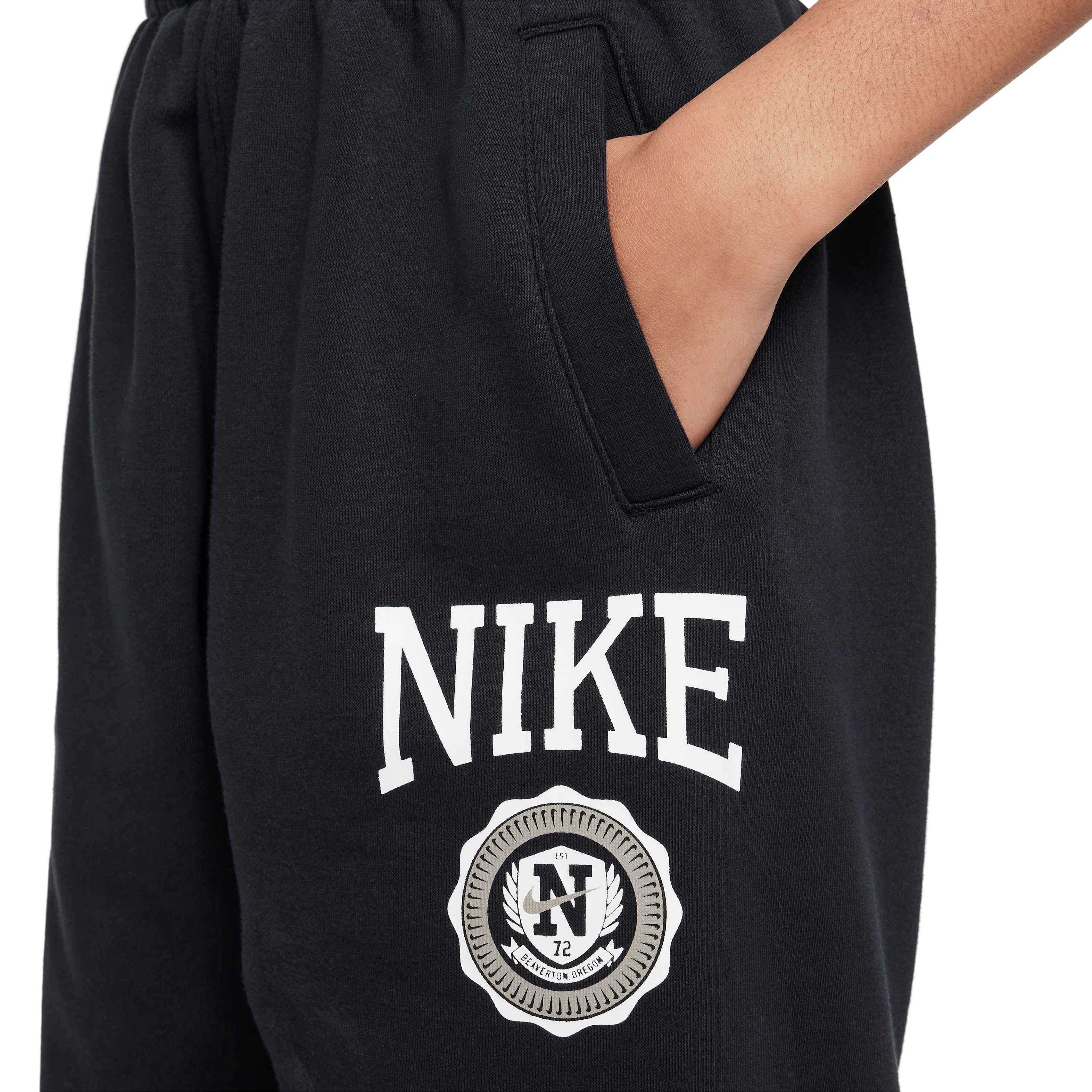 Nike Sportswear Club Fleece Graphic Big Girls' Loose Pants
