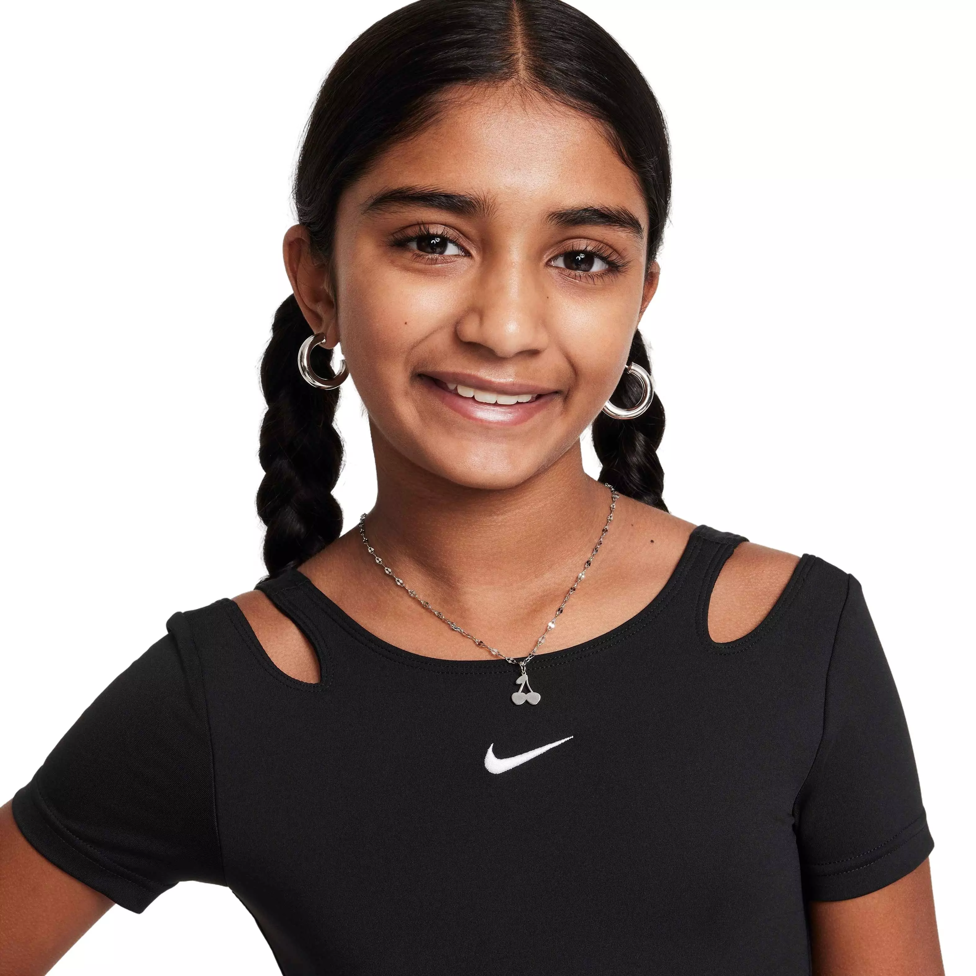 Nike Big Girls' One Dri-FIT Dance Leotard -Black - BLACK