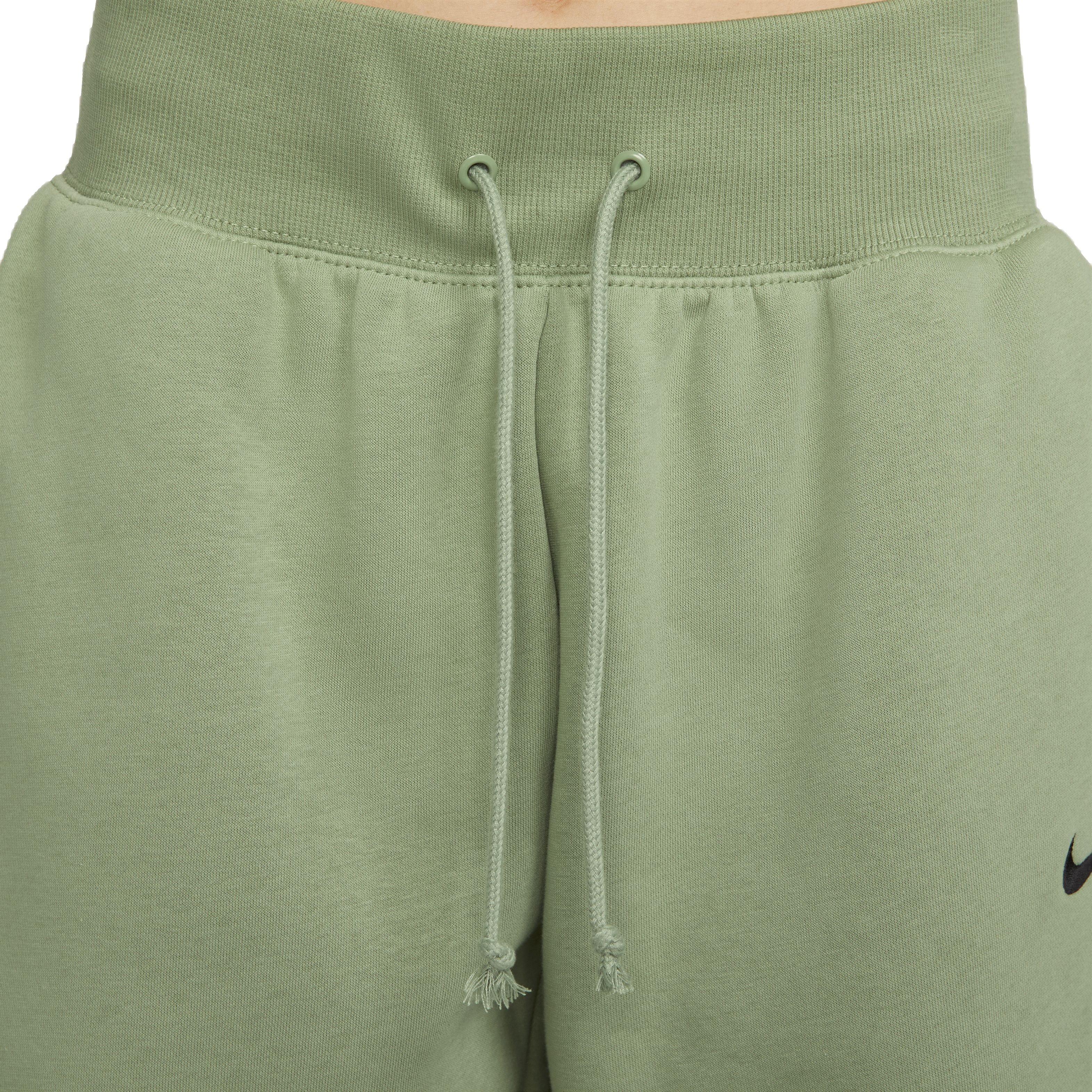 Nike Women's Sportswear Phoenix Fleece High-Rise Oversized Sweatpants - GREEN Thumbnail View 3