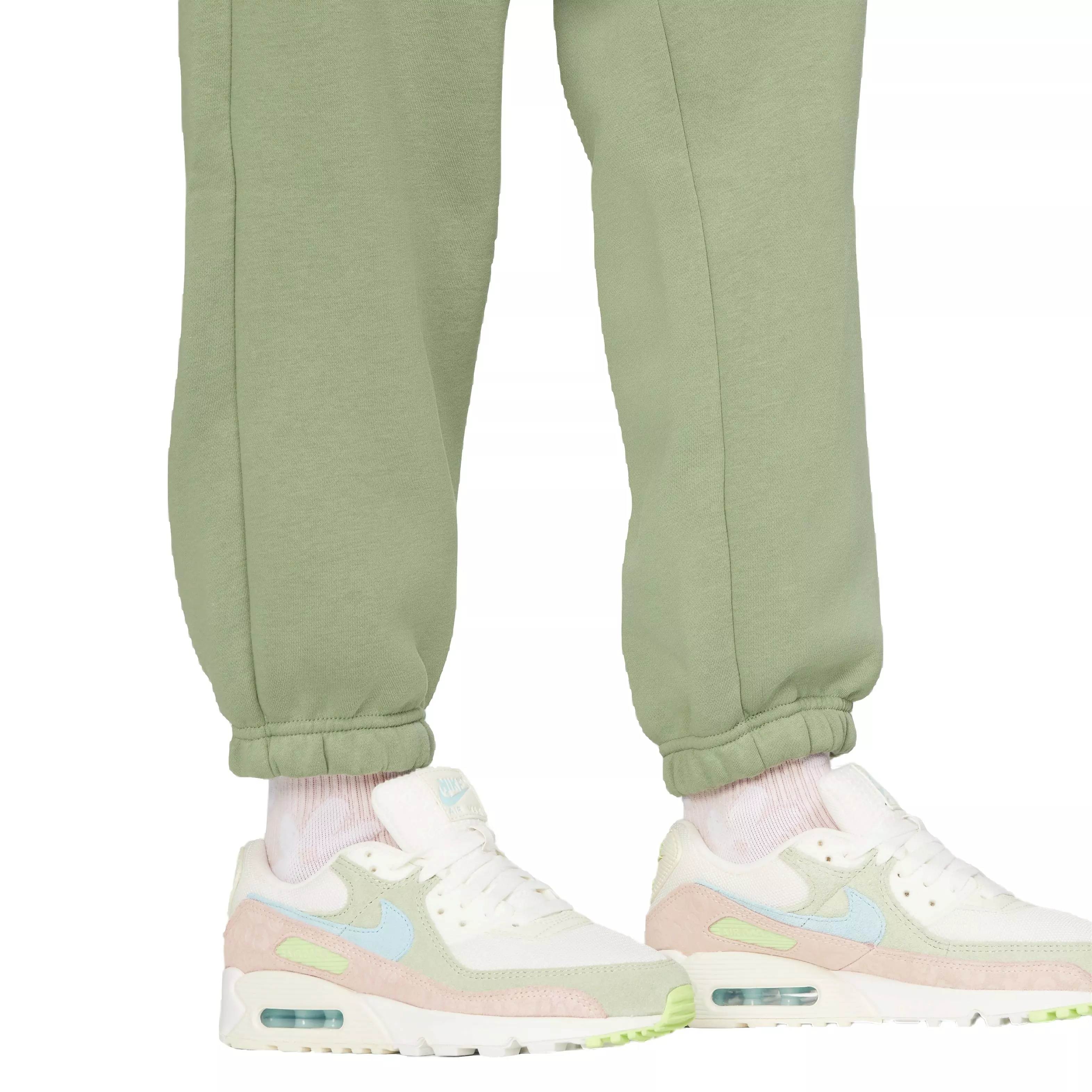 Nike Women's Sportswear Phoenix Fleece High-Rise Oversized Sweatpants - GREEN