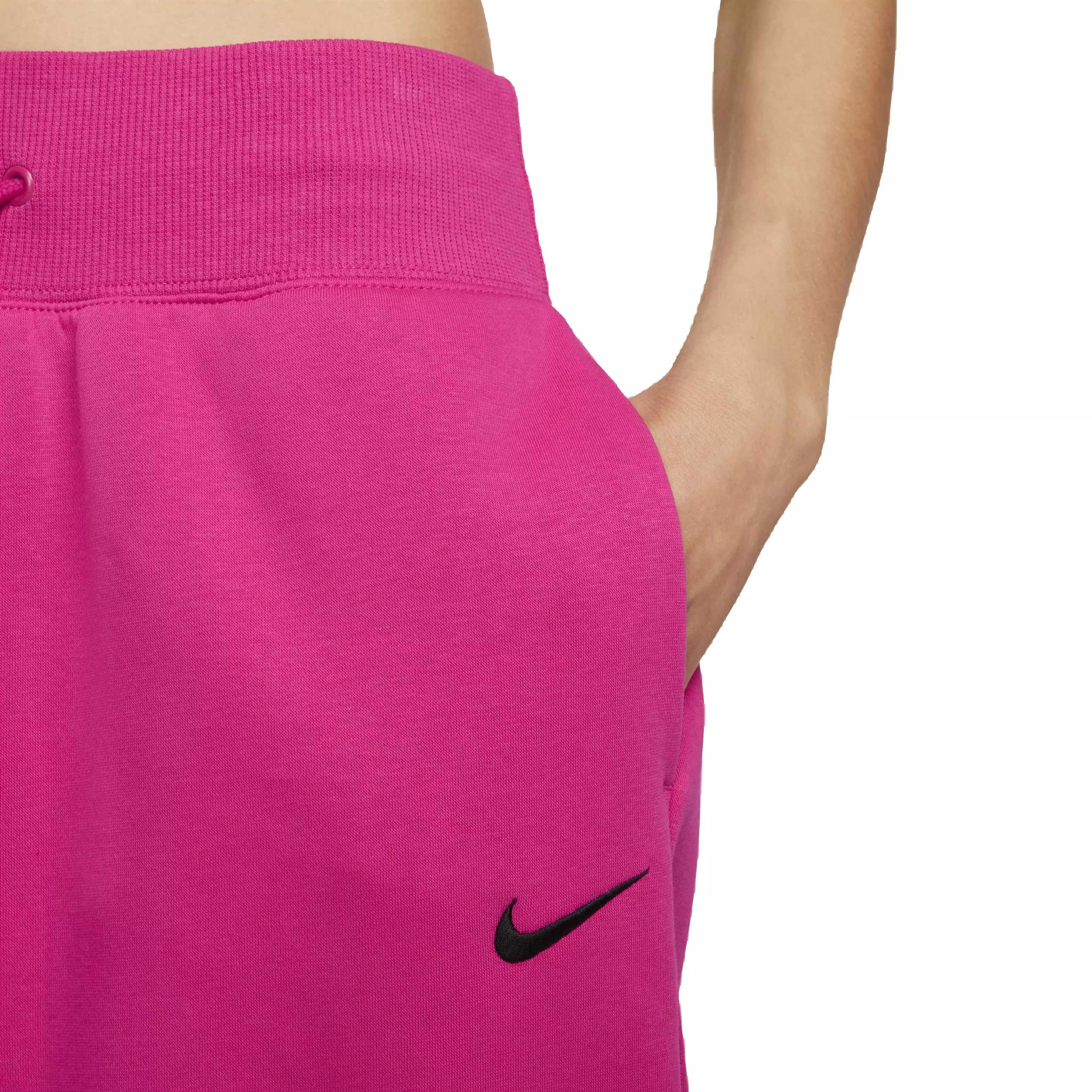 Nike Women's Sportswear Phoenix Fleece High-Rise Oversized Sweatpants - PINK