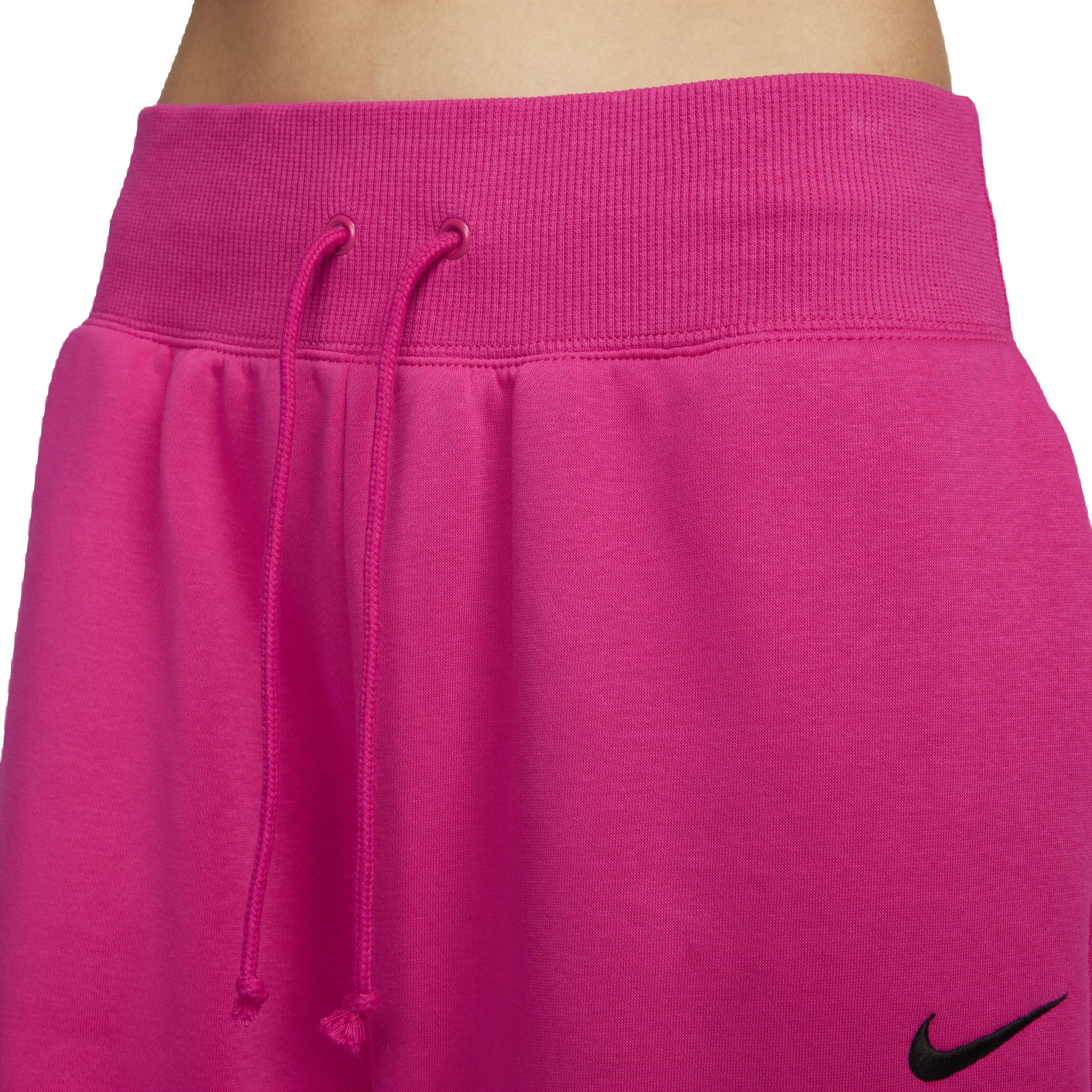 Nike Women's Sportswear Phoenix Fleece High-Rise Oversized Sweatpants - PINK Thumbnail View 5