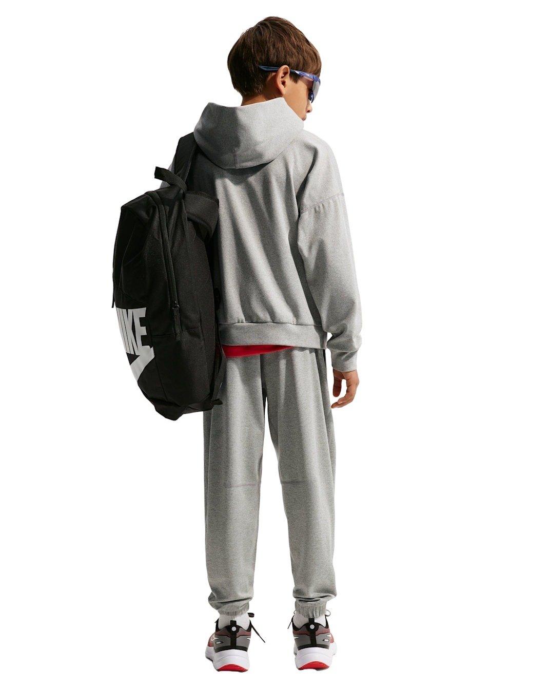 Nike Pro Dri-FIT Big Boys' Grey Fleece Pants
