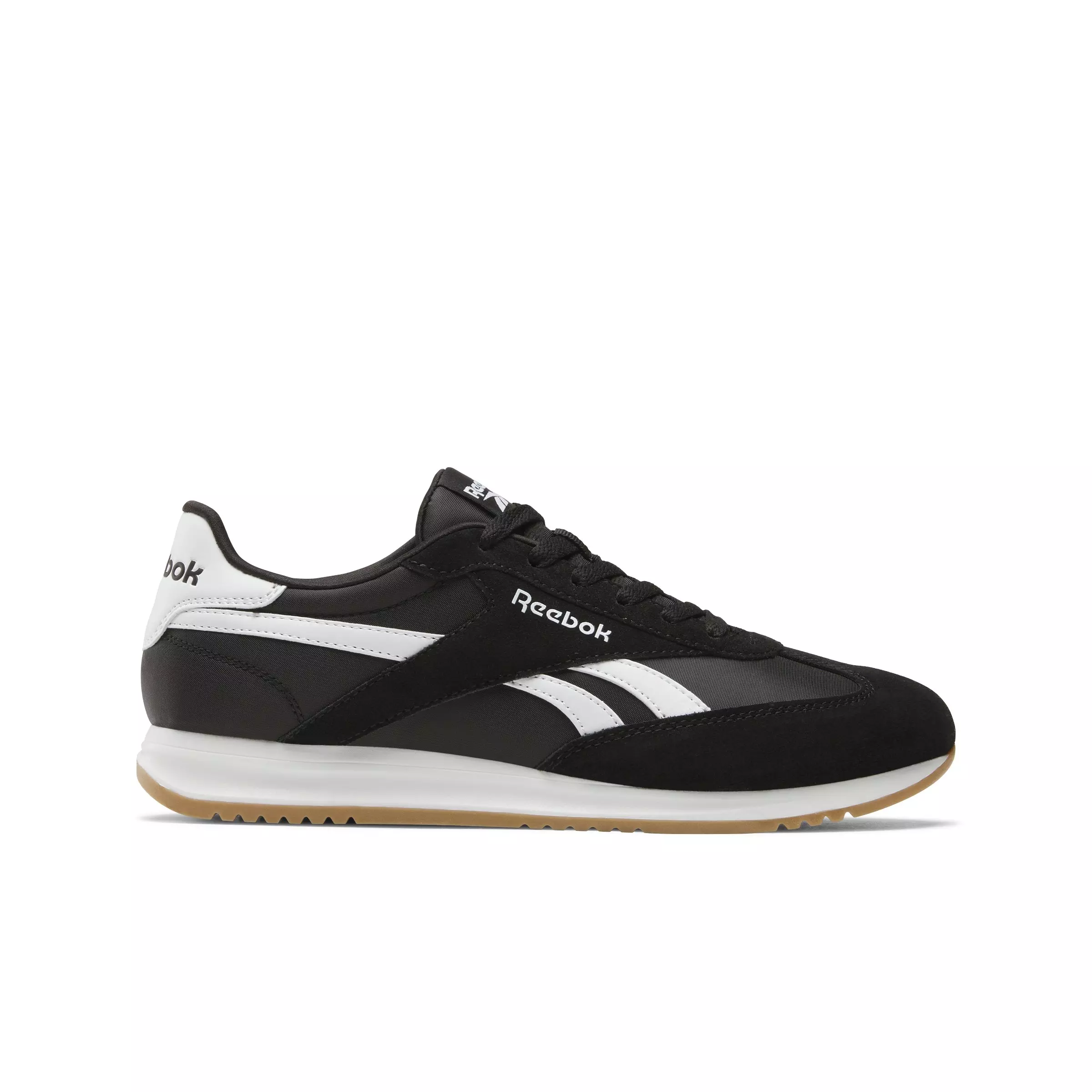 Reebok World 70 "Black/Black/White/Gum" Men's Shoe - BLACK/BLACK/WHITE/GUM