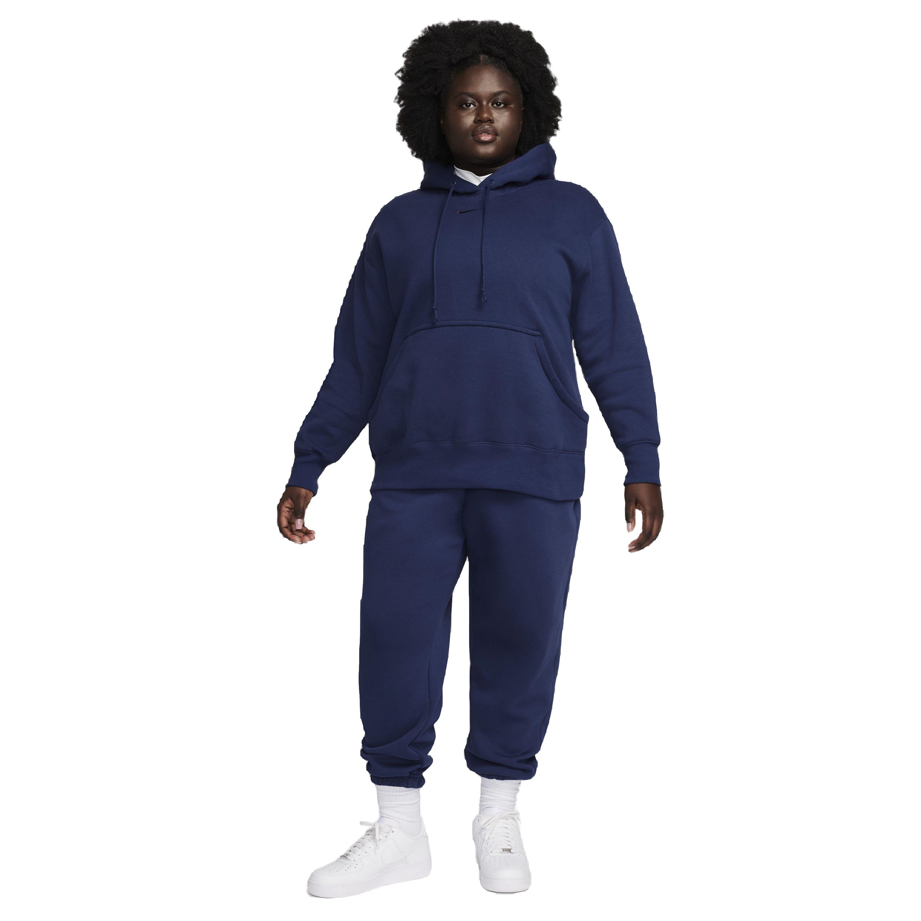 Nike Women's Sportswear Phoenix Fleece Oversized High-Rise Sweatpants - BLUE Thumbnail View 8