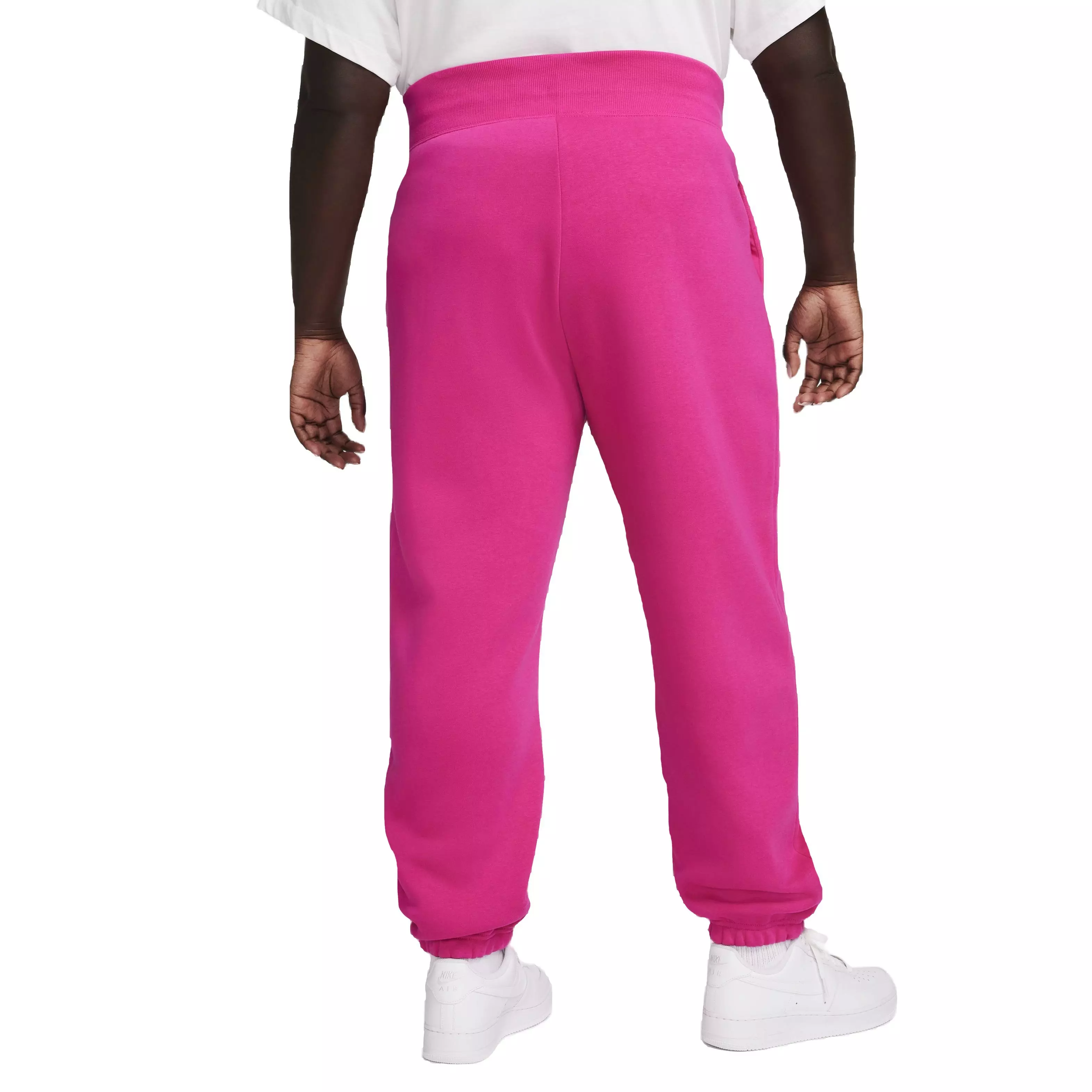 Nike Women's Sportswear Phoenix Fleece Oversized High-Rise Sweatpants - PINK
