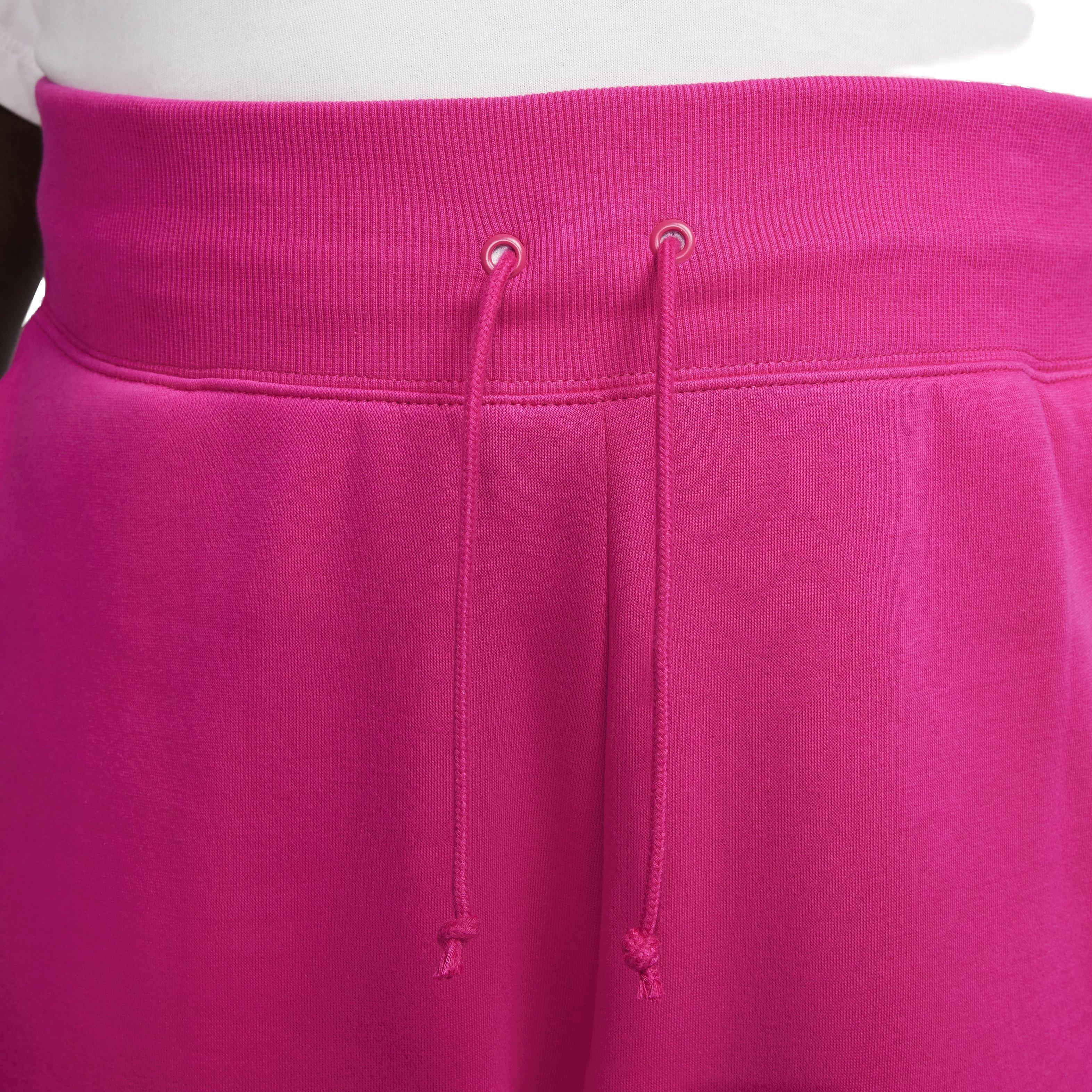 Nike Women's Sportswear Phoenix Fleece Oversized High-Rise Sweatpants - PINK Thumbnail View 3