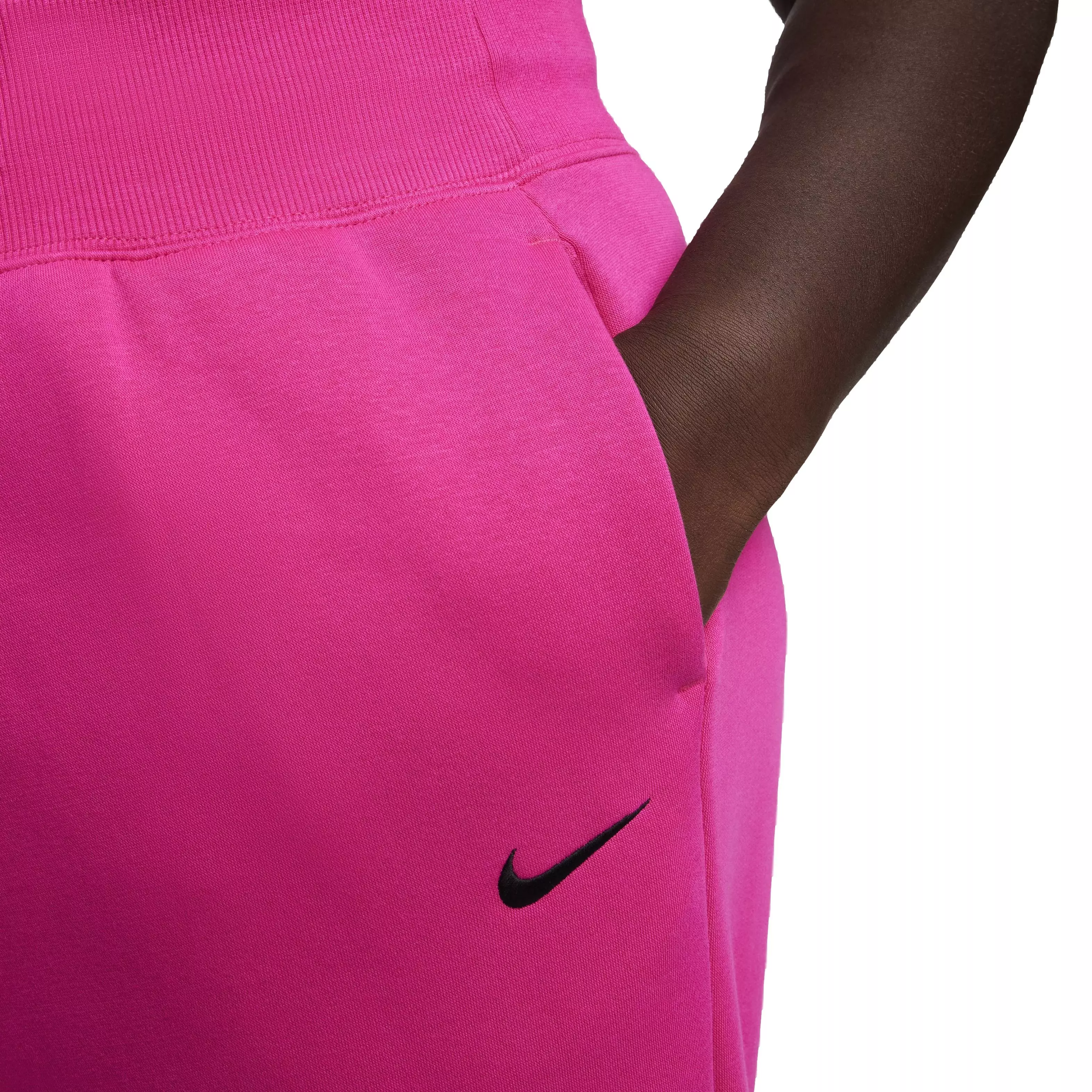 Nike Women's Sportswear Phoenix Fleece Oversized High-Rise Sweatpants - PINK