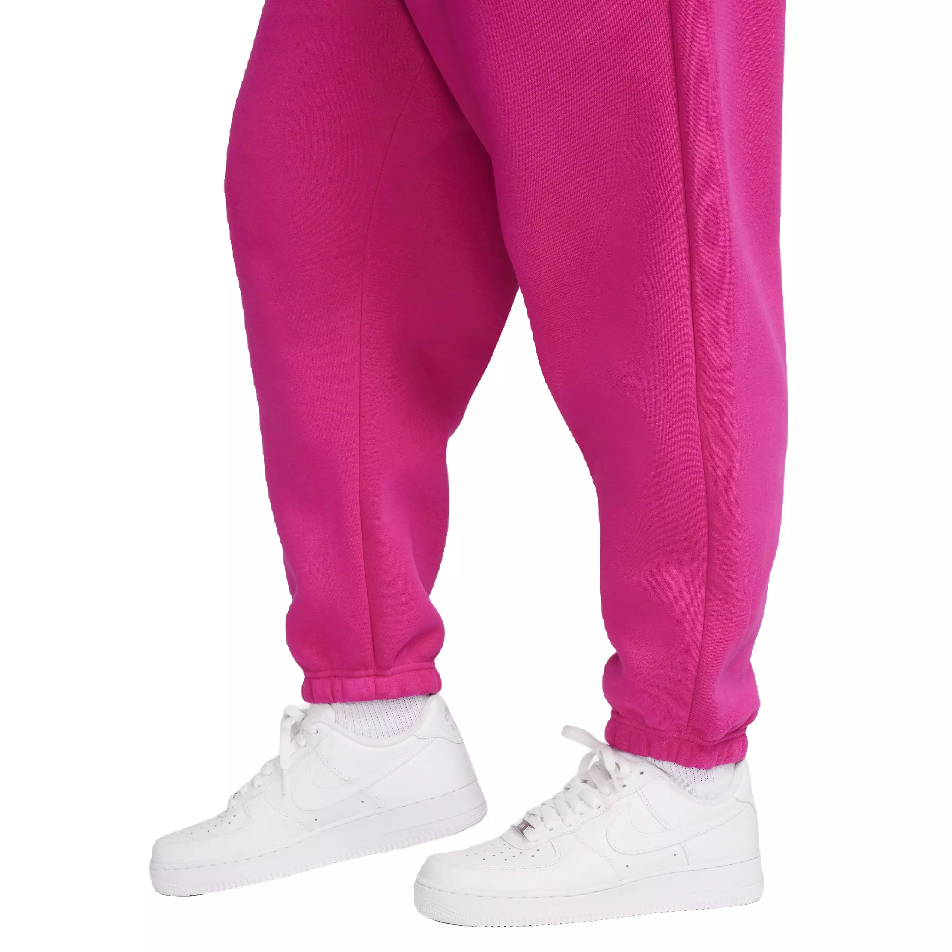 Nike Women's Sportswear Phoenix Fleece Oversized High-Rise Sweatpants - PINK