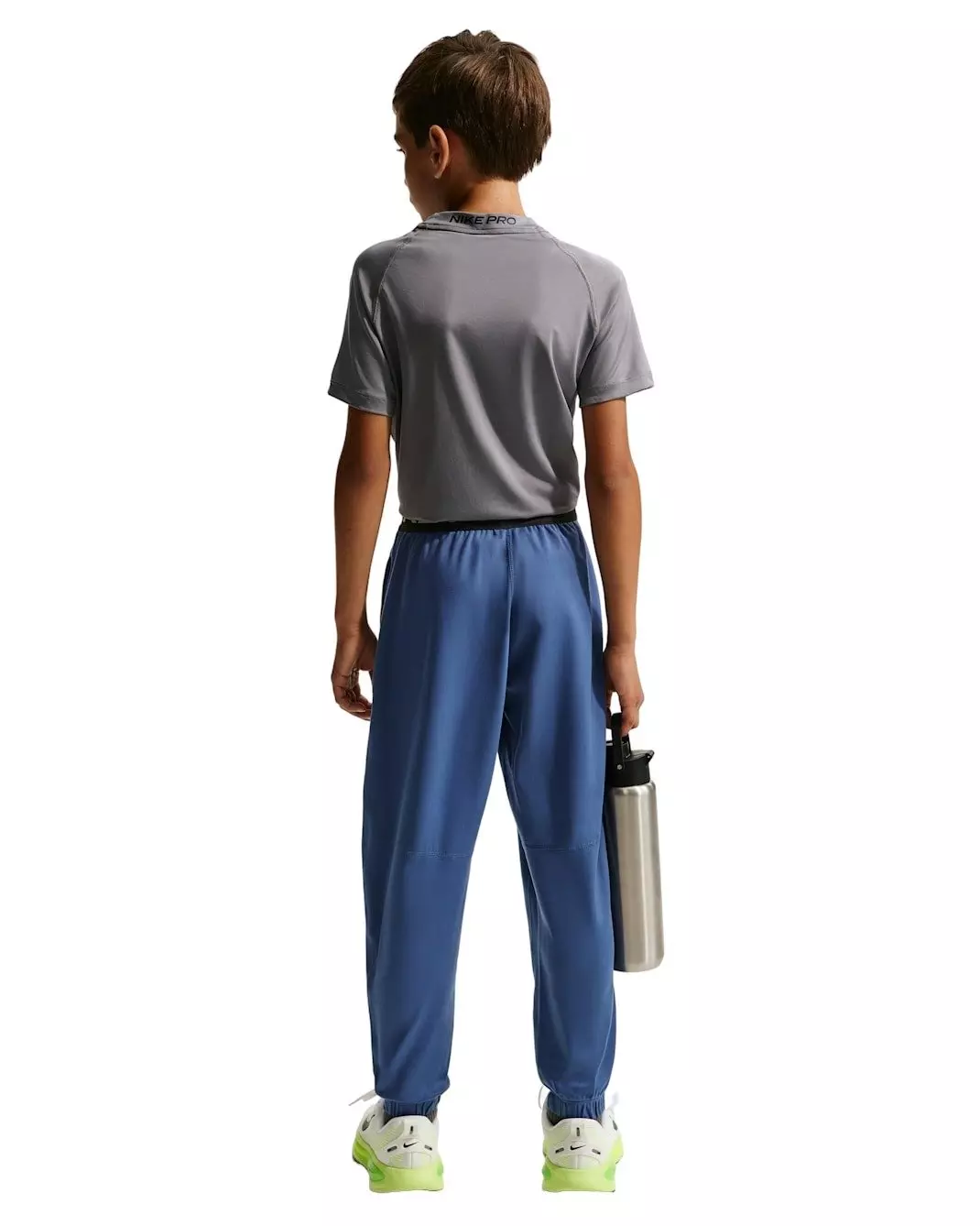 Nike Big Boys' Pro Dri-FIT Fleece Pants - Blue - BLUE