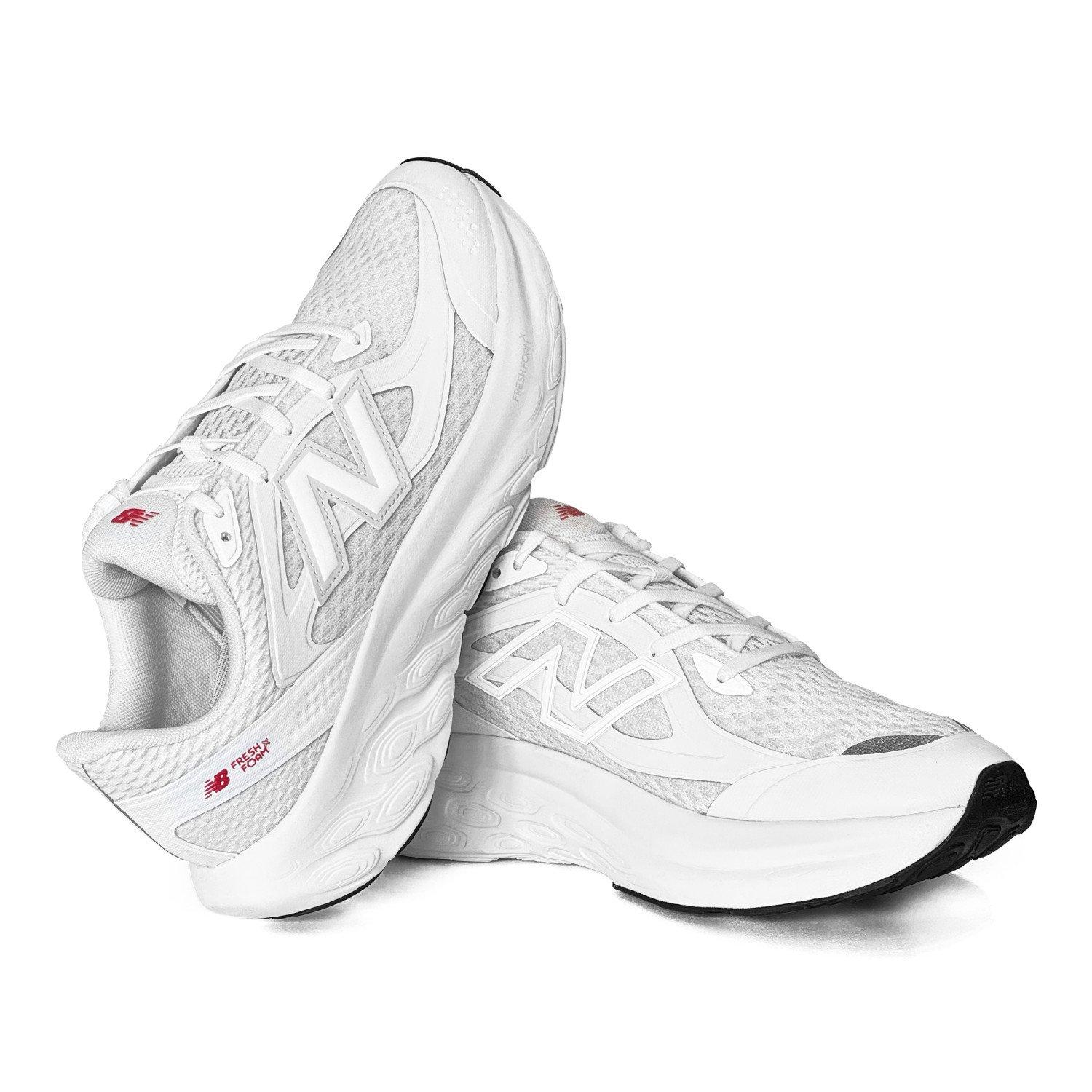 New Balance Fresh Foam Unisex Running Lace Up Mesh Shoe - White