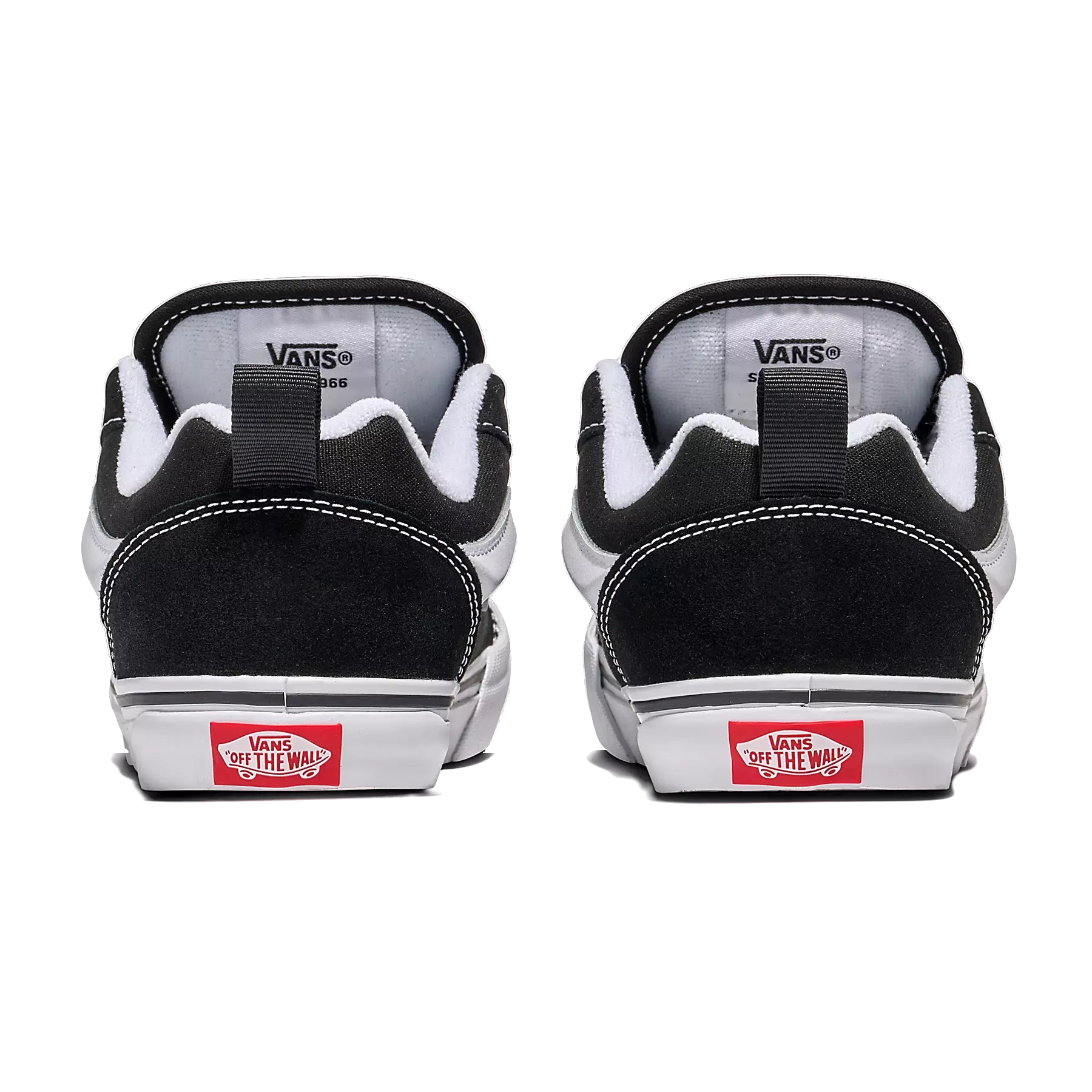 Vans Knu Skool "Black/True White" Grade School Boys' Shoe - BLACK/WHITE