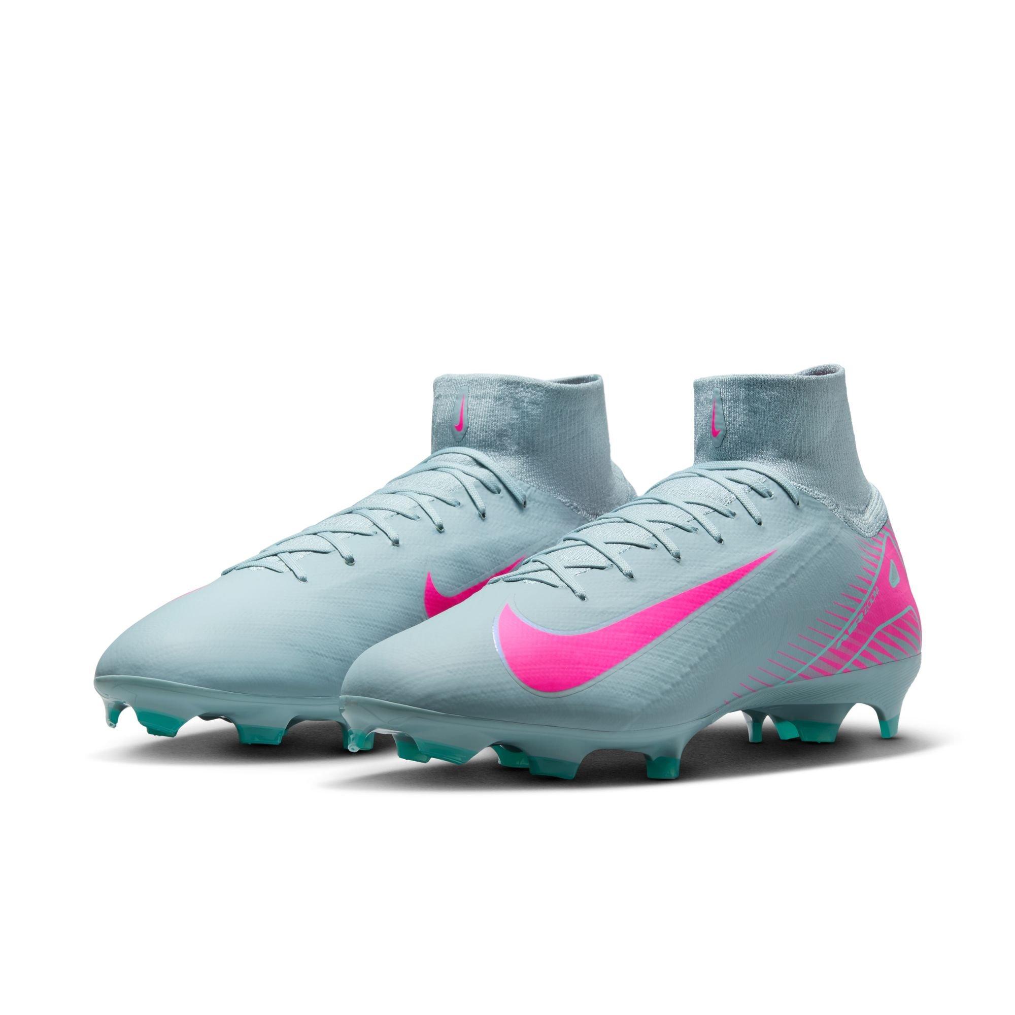 Nike Mercurial Superfly 10 Pro FG "Ocean Cube/Pink Blast" Men's Soccer Cleat - BLUE/PINK Thumbnail View 5