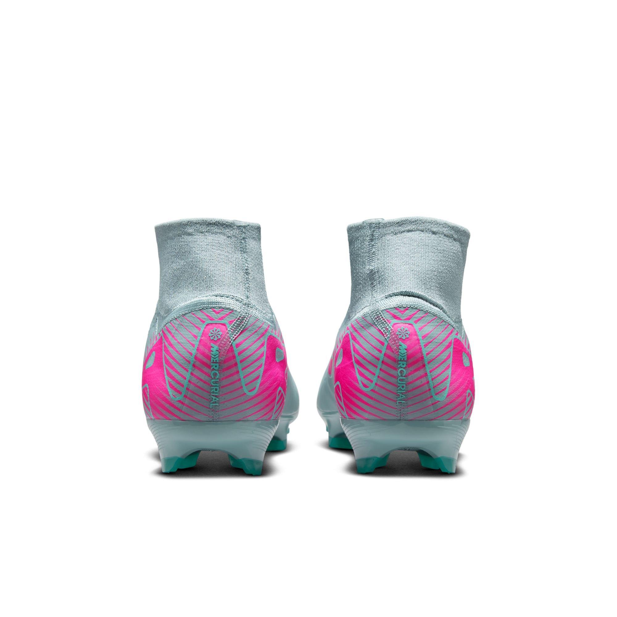 Nike Mercurial Superfly 10 Pro FG "Ocean Cube/Pink Blast" Men's Soccer Cleat - BLUE/PINK Thumbnail View 7