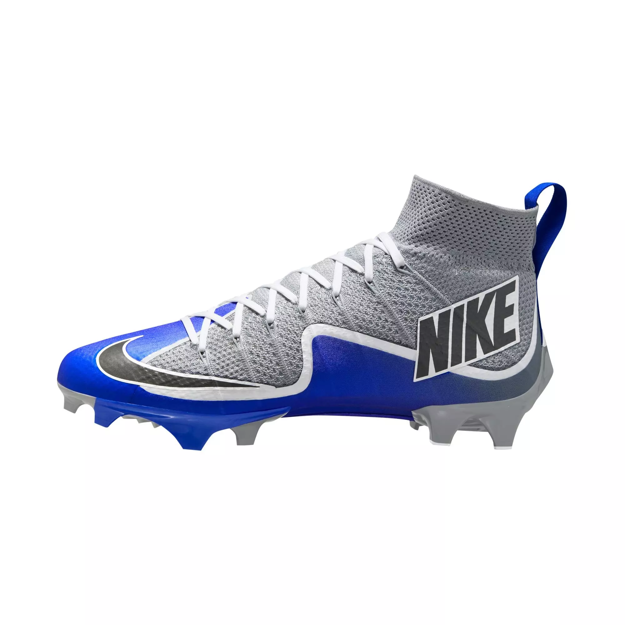 Nike Vapor Edge 360 Untouchable "Wolf Grey/Racer Blue" Men's Football Cleat - GREY/BLUE