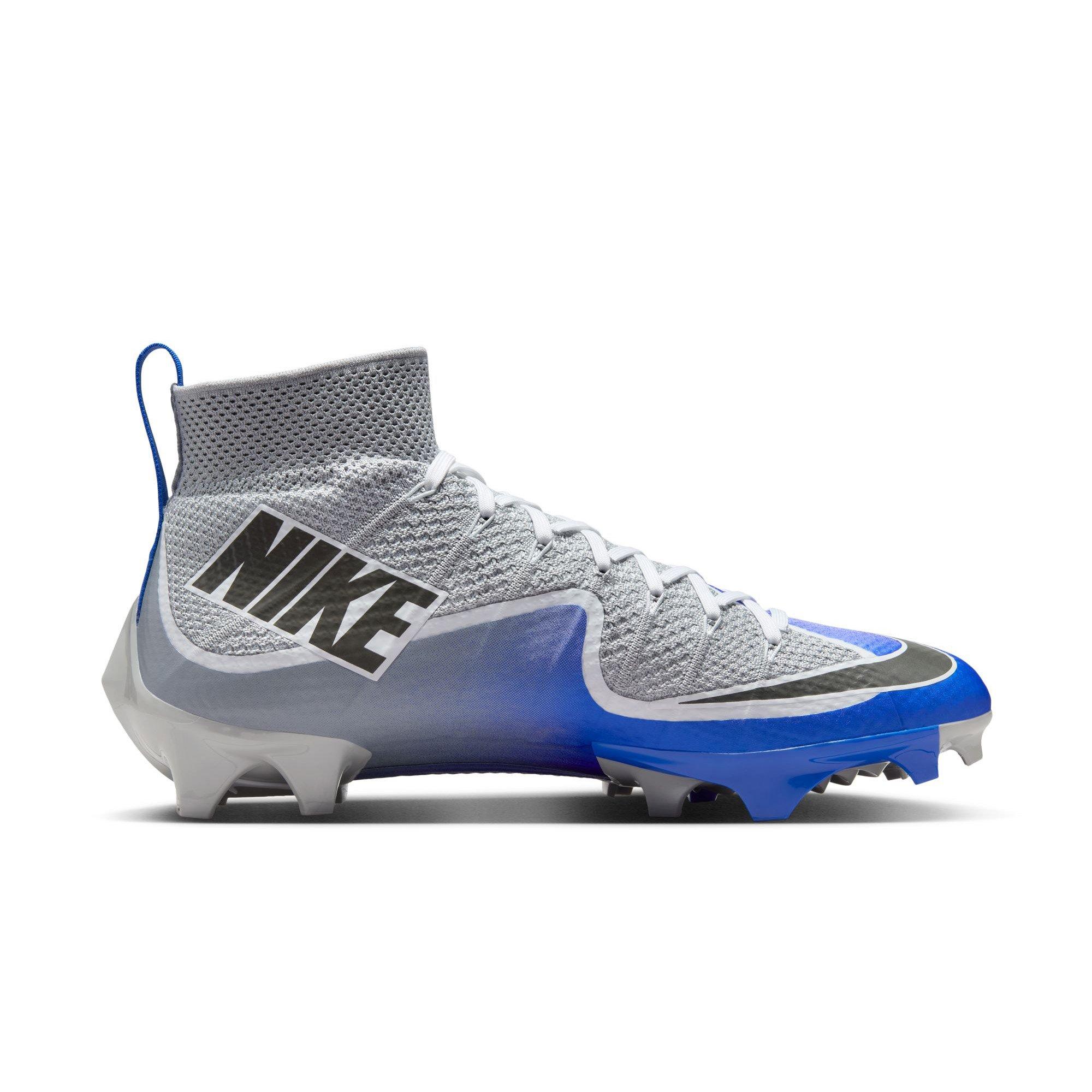 Nike Vapor Edge Elite 360 Flyknit Gray Blue Football Cleats Mens Size 14 NEW Nike Vapor Edge Elite 360 Flyknit Game Royal for Sale  main image 3