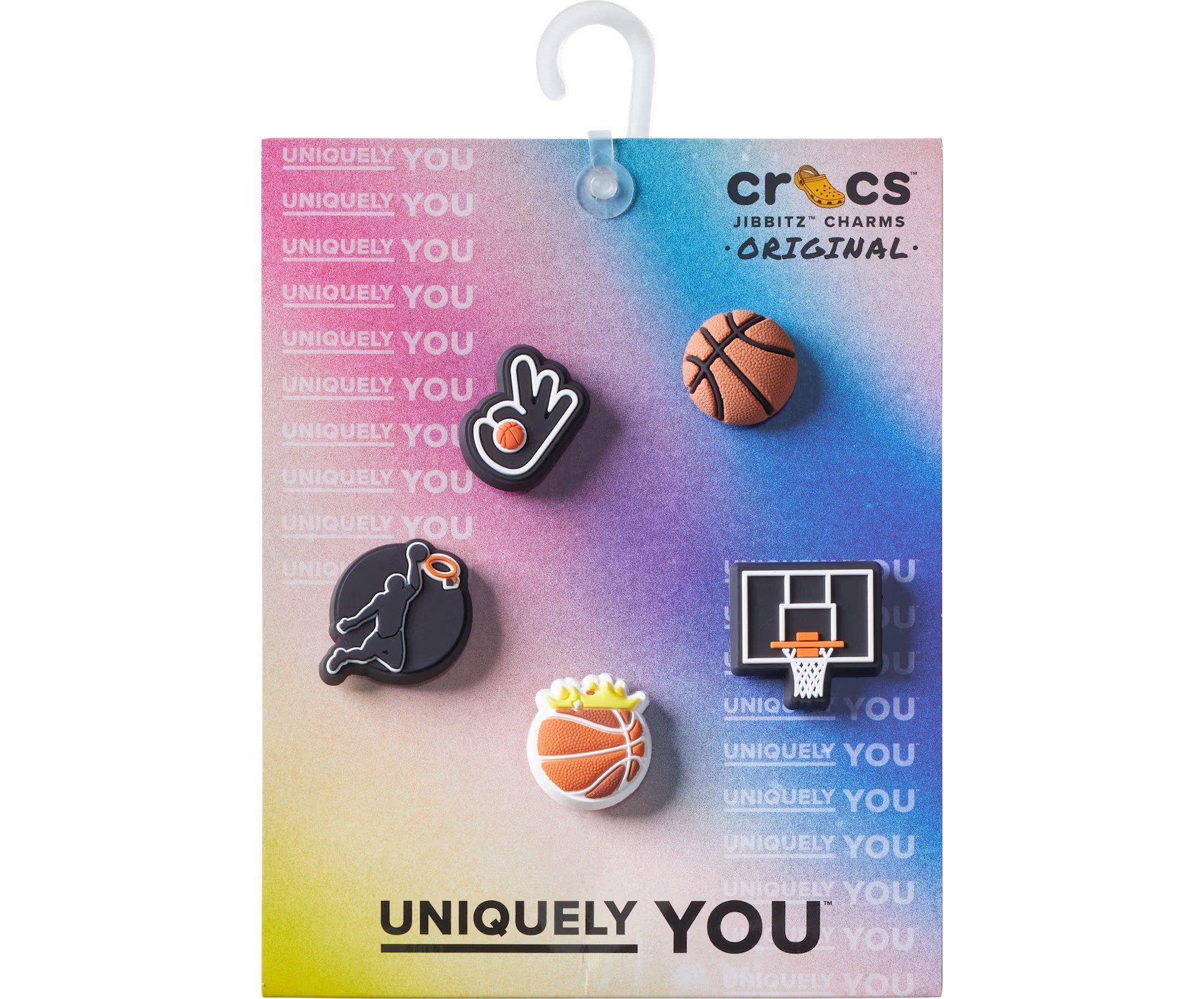 Crocs Basketball Team Jibbitz Charms-5PK