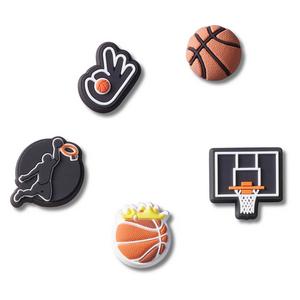 Crocs Basketball Team Jibbitz Charms-5PK