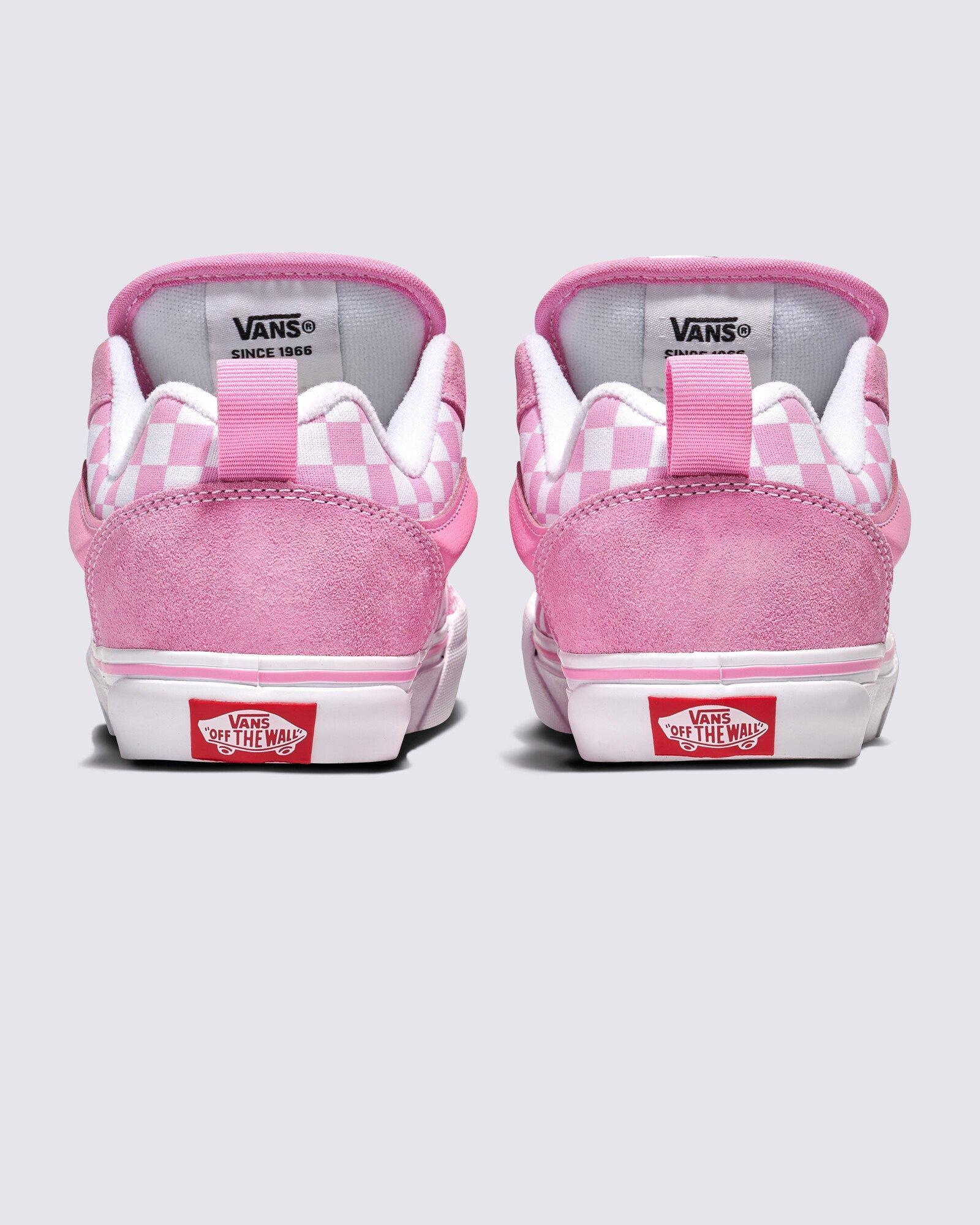 Pink White Vans Boots Vans Old Skool Blushing/True White Skate