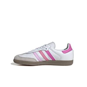 adidas Originals Samba OG "White/Orchid Fusion/Rose Tone" Grade School Girls' Shoe