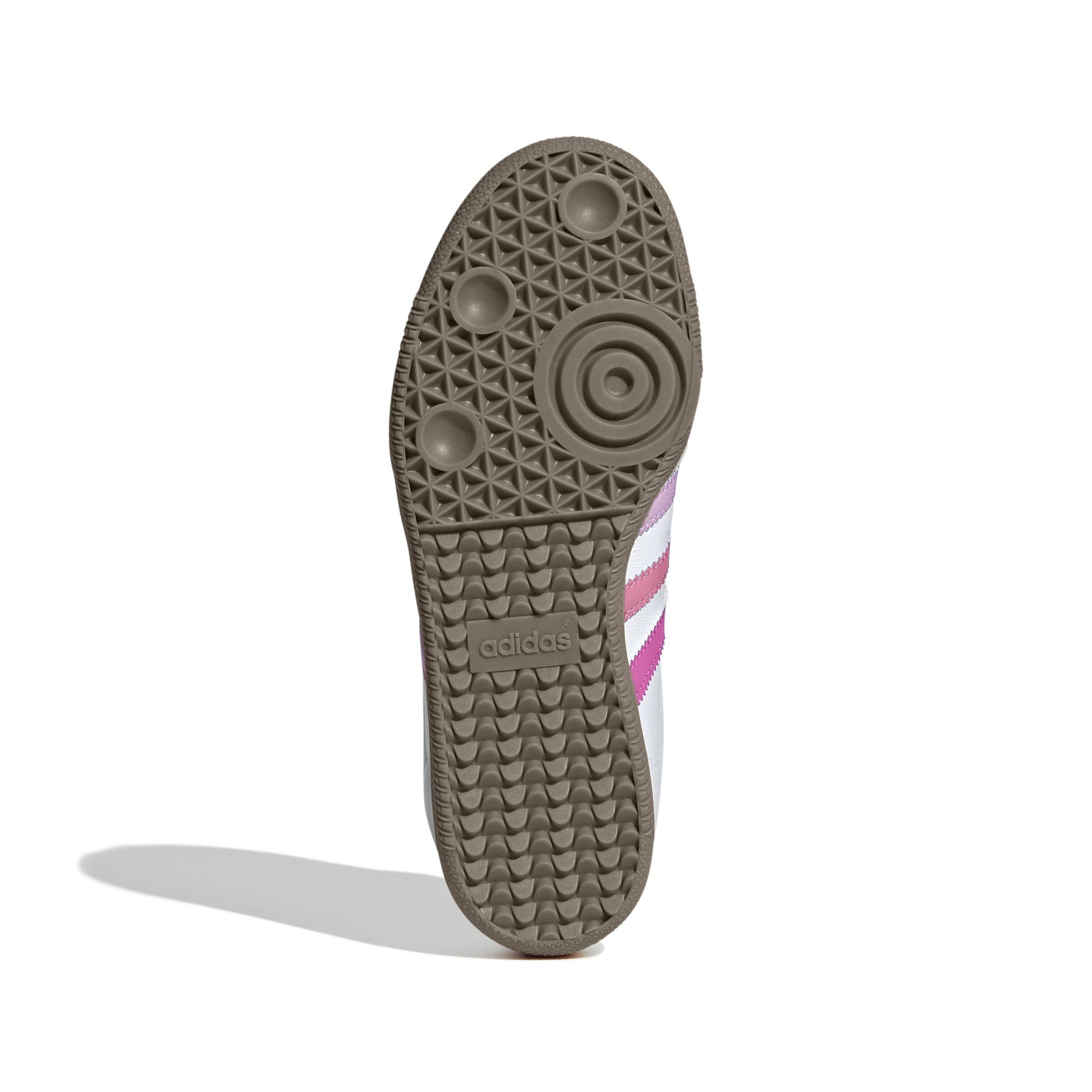 adidas Originals Samba Girls' Athletic Shoes - White/Pink
