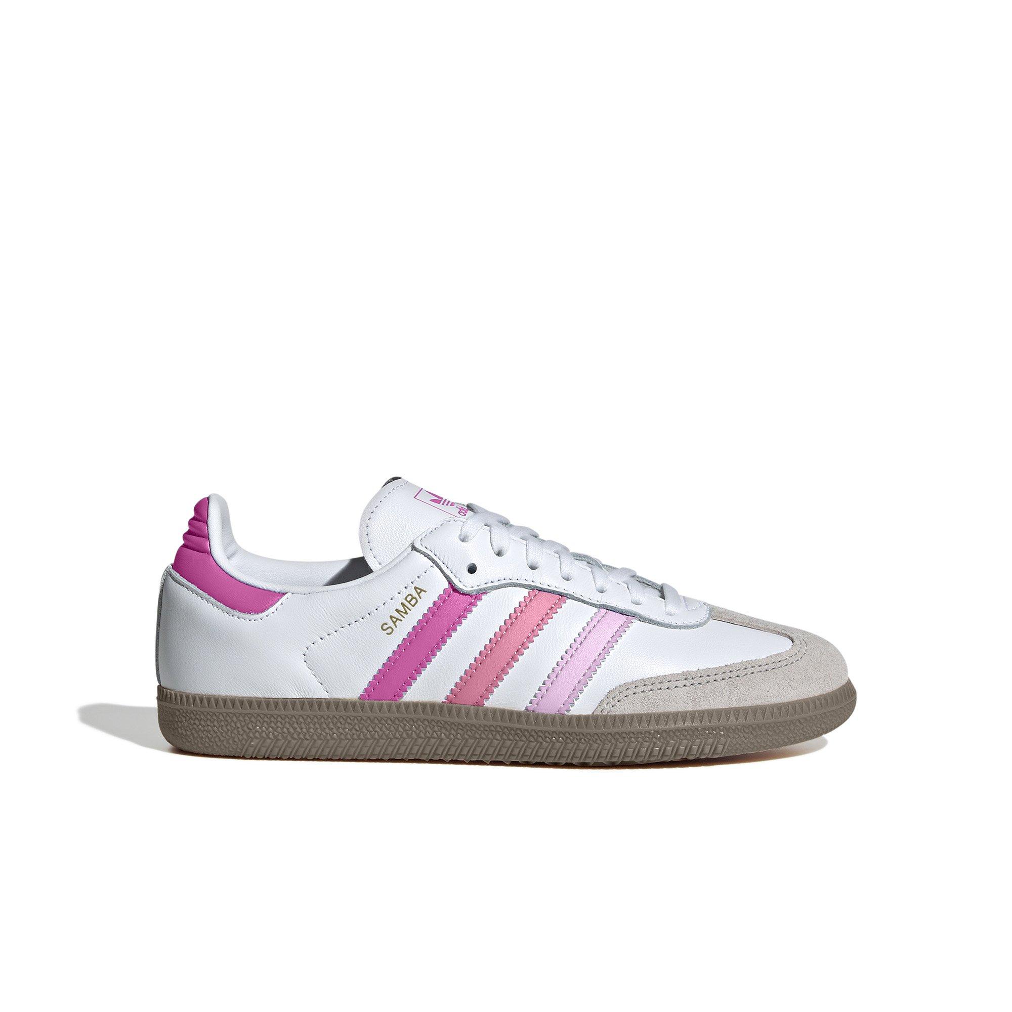 Og White Samba Rose Blanche Adidas Originals Samba Girls' Athletic Shoes  White/Pink