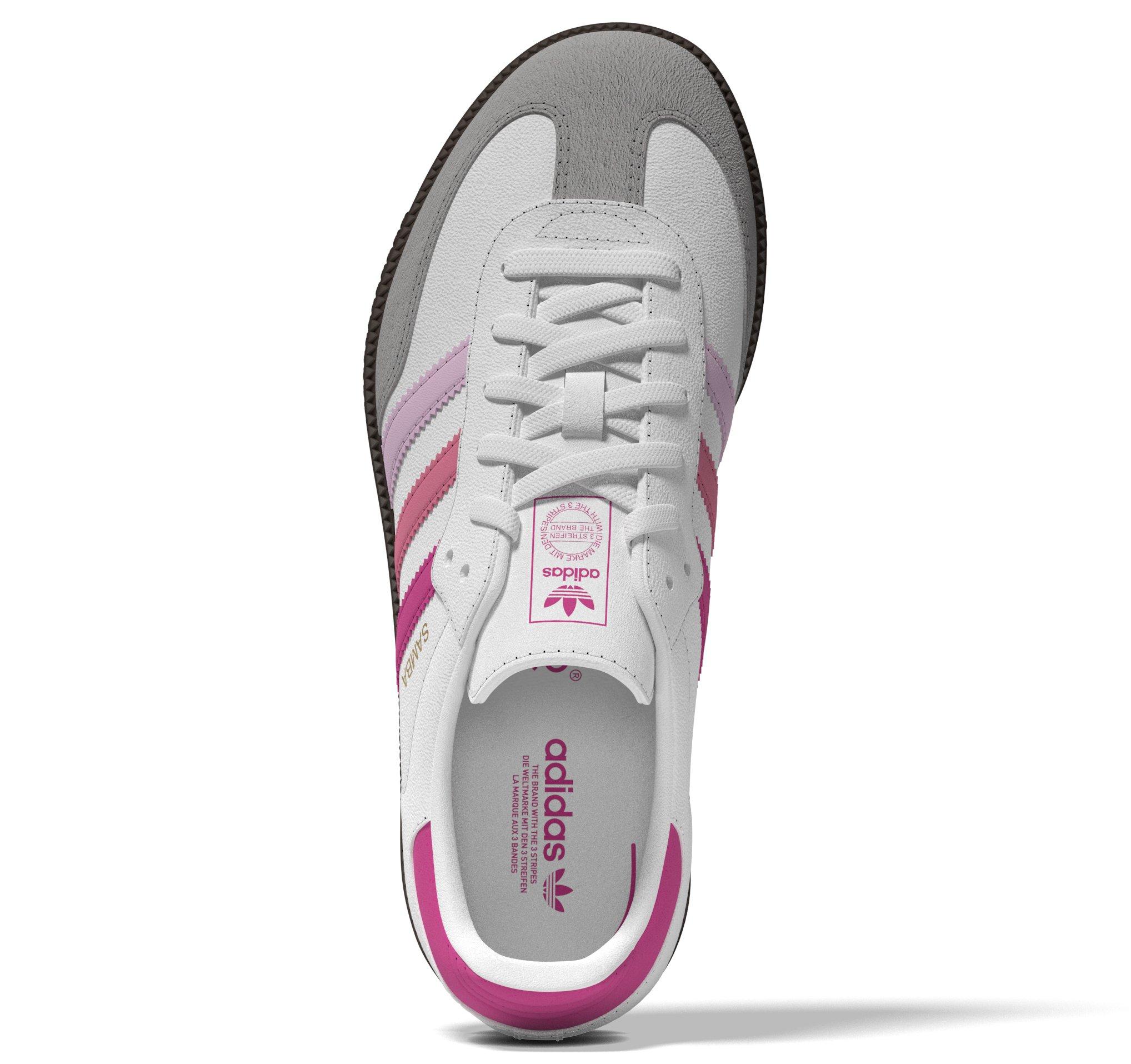adidas Originals Samba OG Toddler Girls' "White/Orchid Fusion/Rose Tone" Shoe