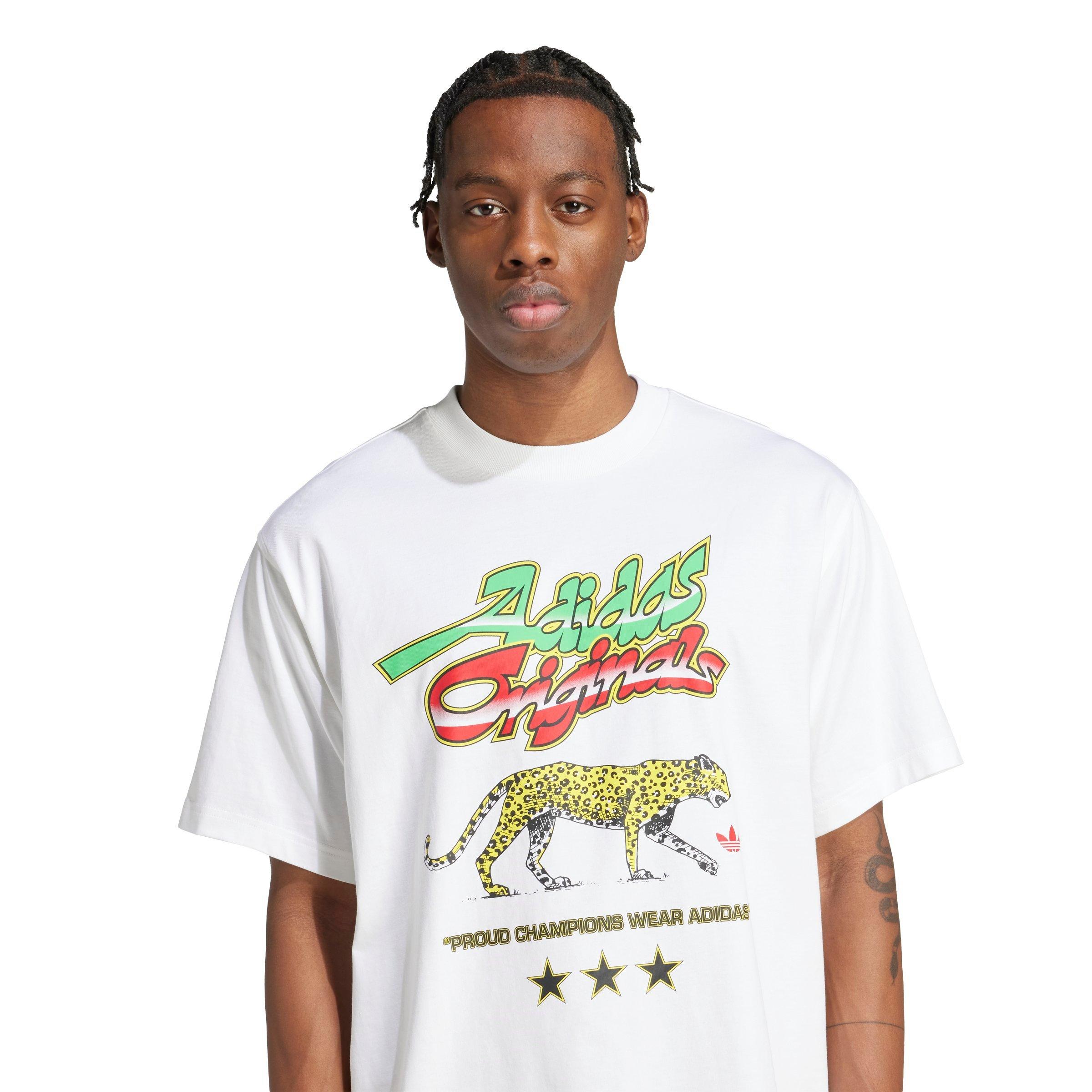 adidas Originals Men's Champions Graphic Tee - WHITE Thumbnail View 3