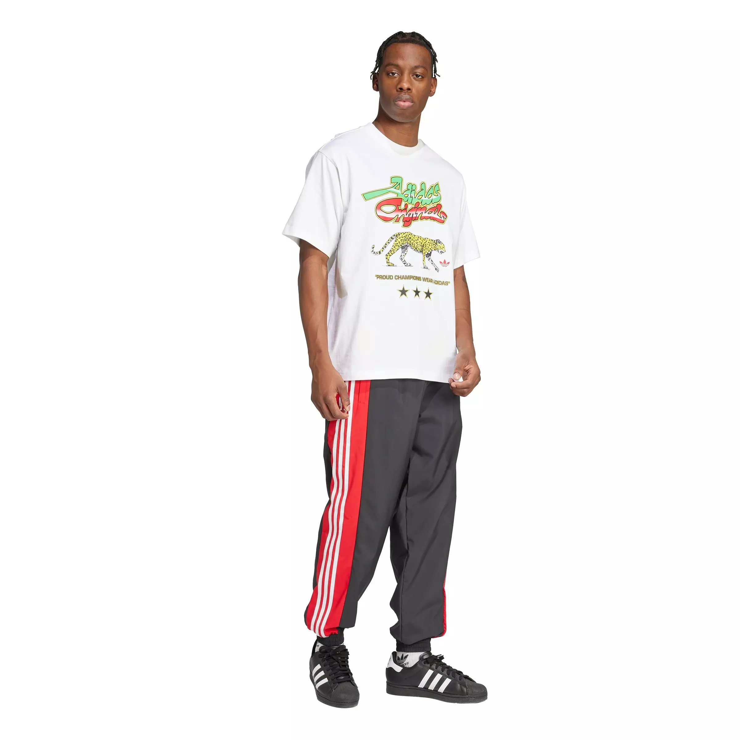adidas Originals Men's Champions Graphic Tee - WHITE