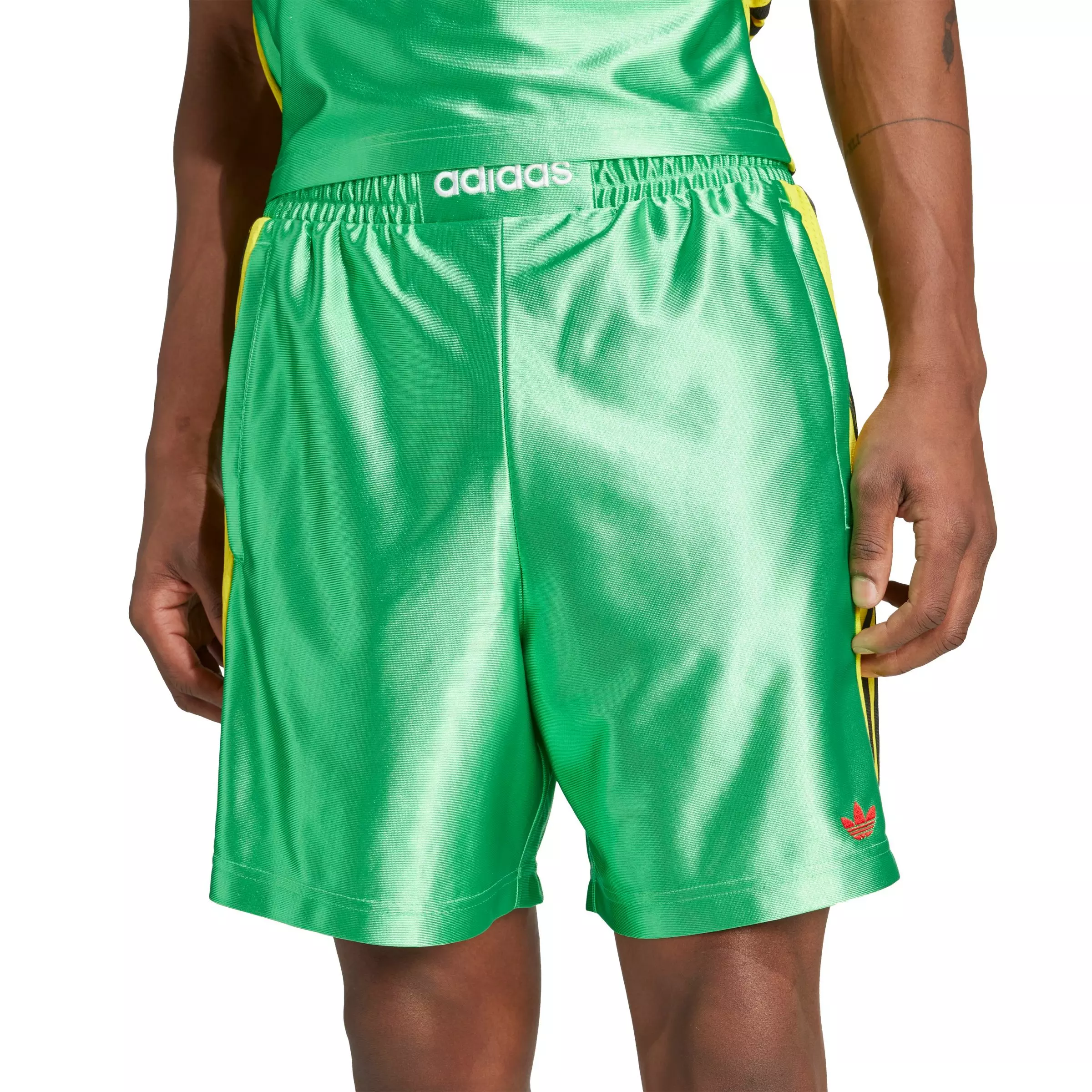 adidas Originals Men's Retro Boxing Shorts - Green - GREEN