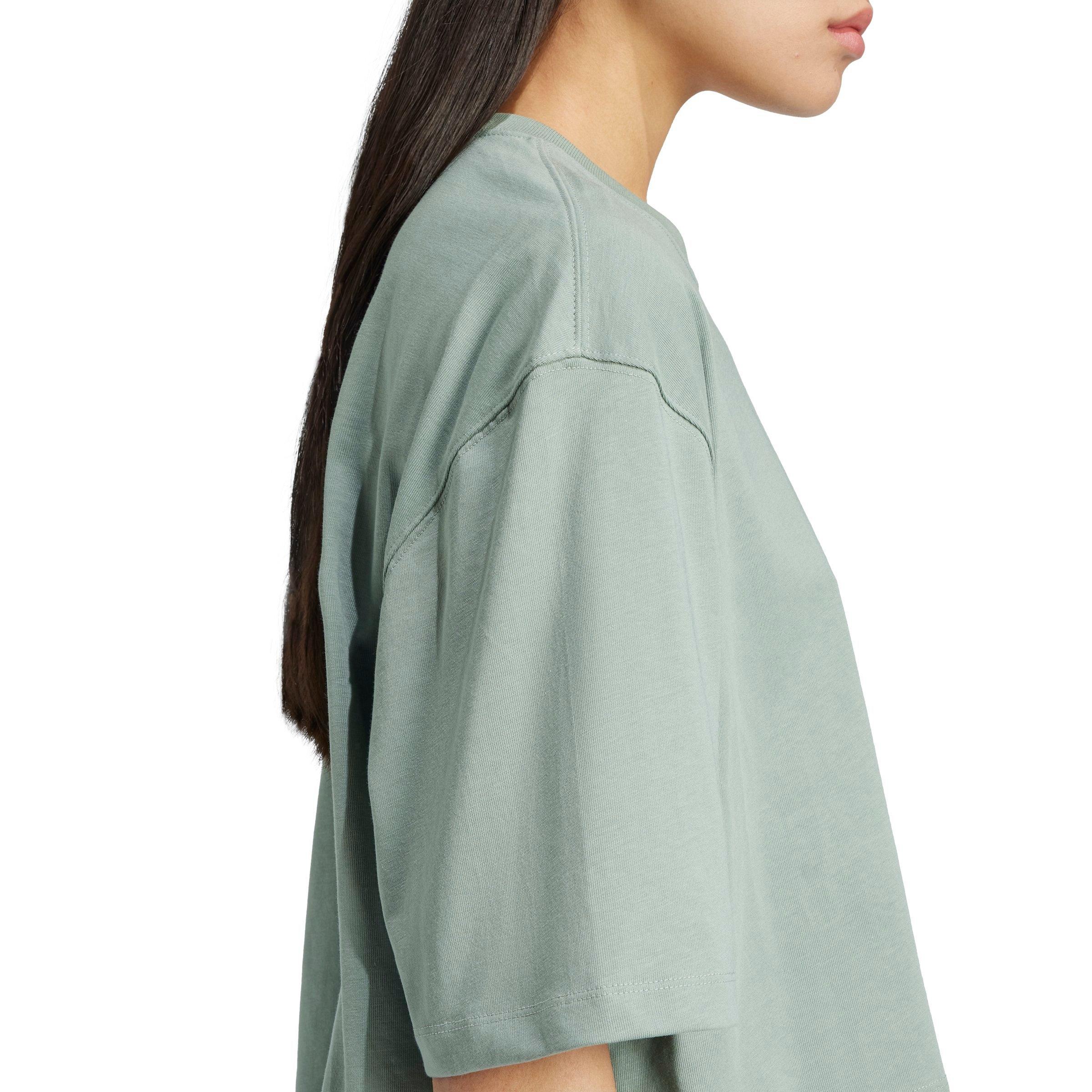 adidas Originals Women's Essentials Ripstop Shorts - AQUA Thumbnail View 4