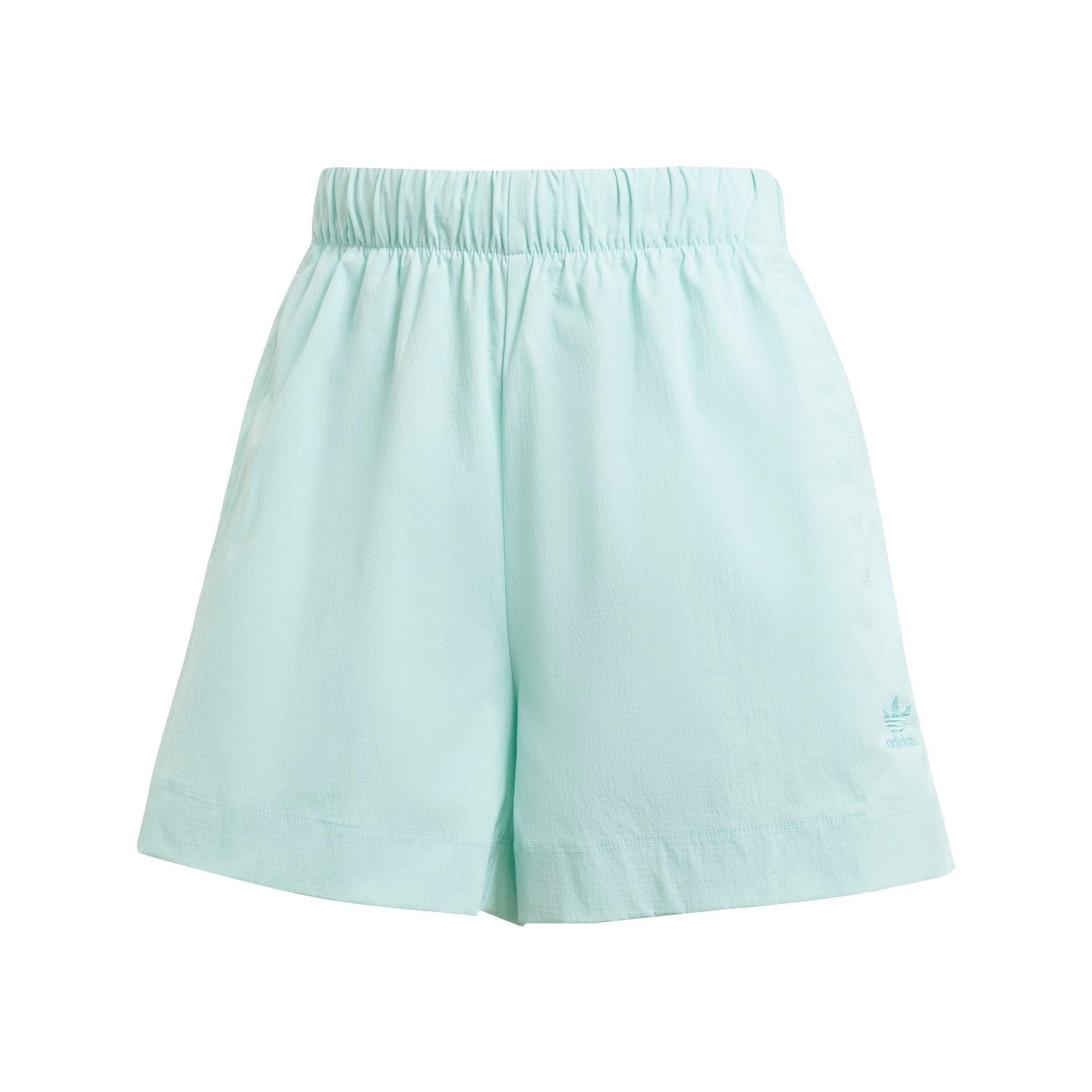 adidas Originals Women's Essentials Ripstop Shorts - AQUA Thumbnail View 6