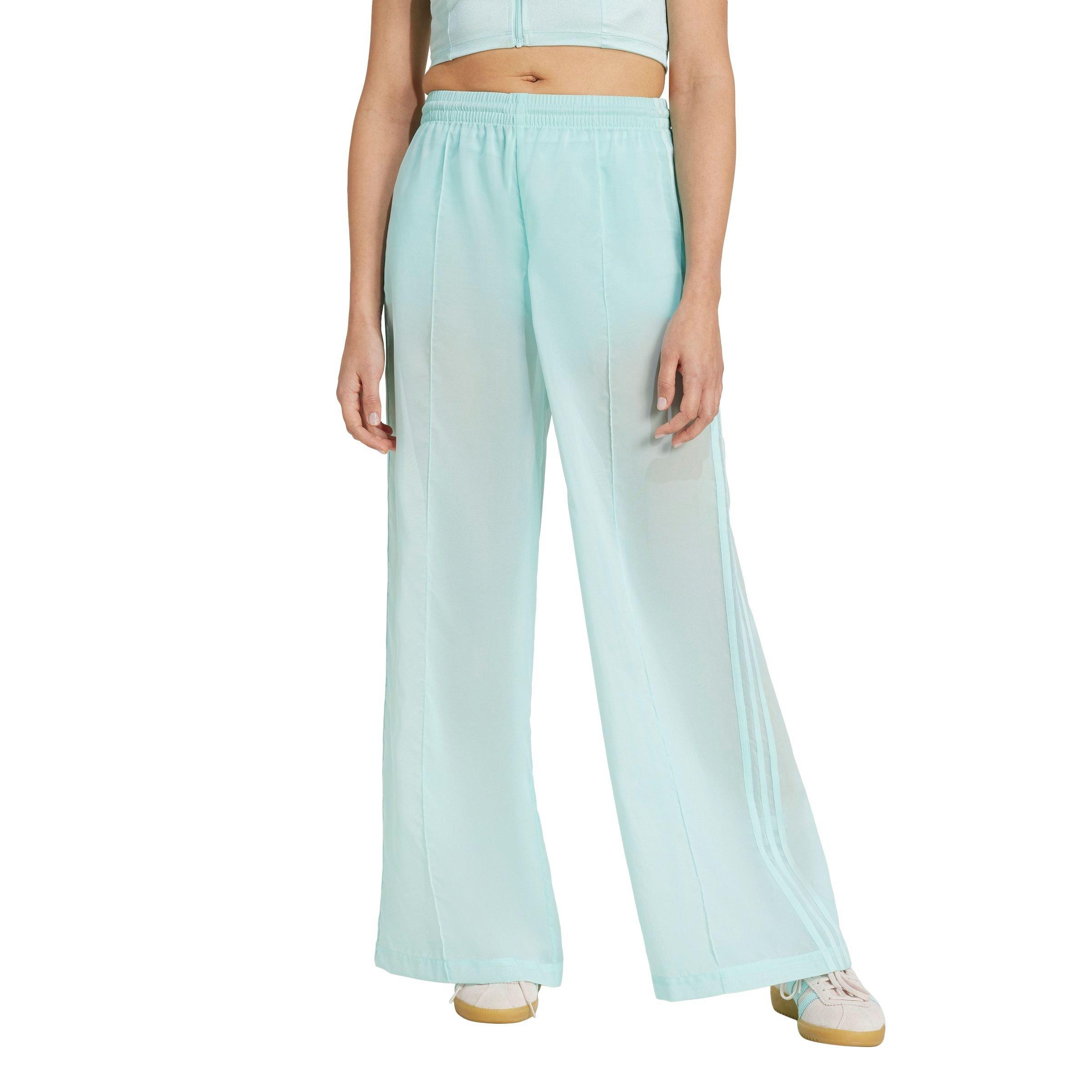 adidas Originals Women's Adicolor Sheer Track Pants - AQUA Thumbnail View 1