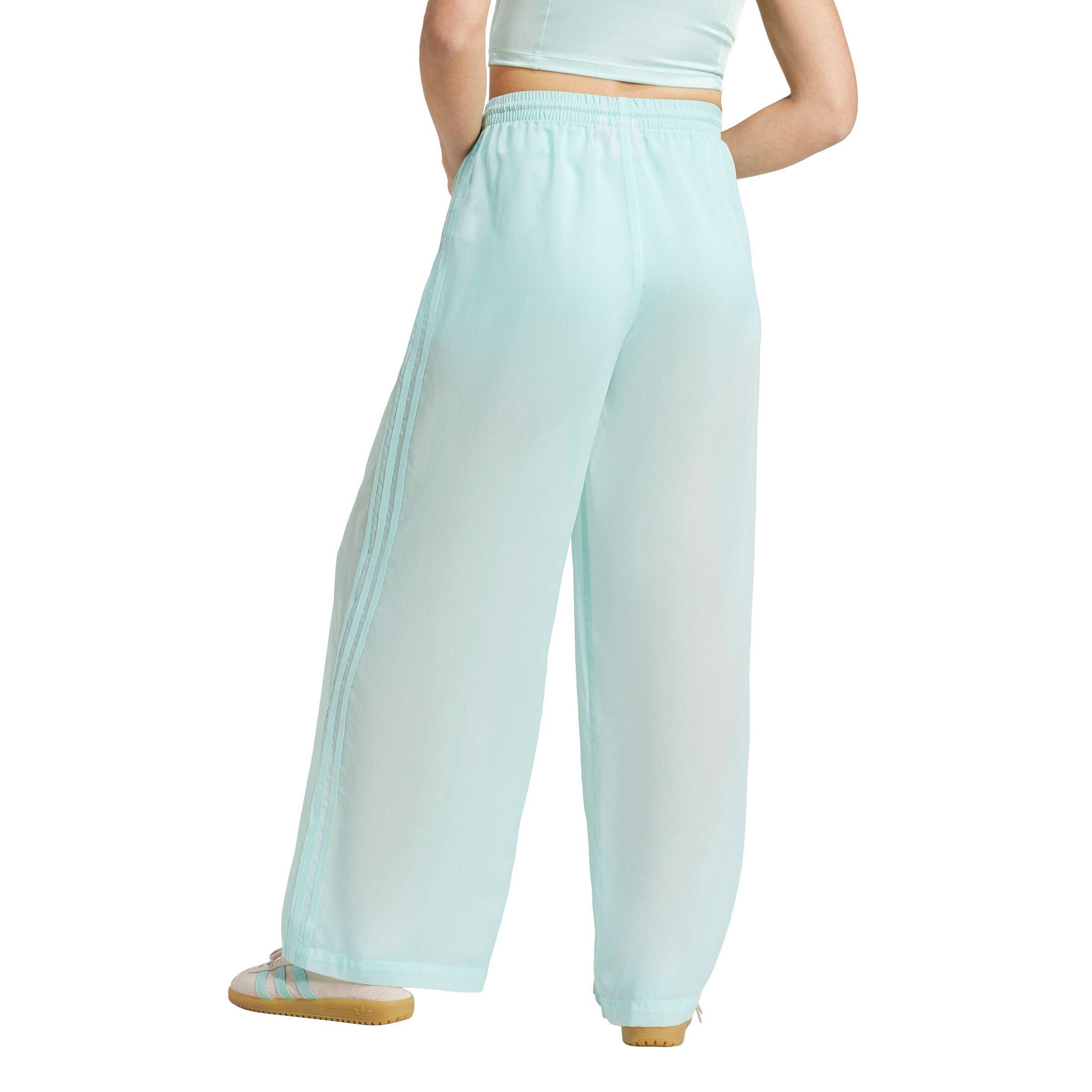 adidas Originals Women's Adicolor Sheer Track Pants - AQUA Thumbnail View 2
