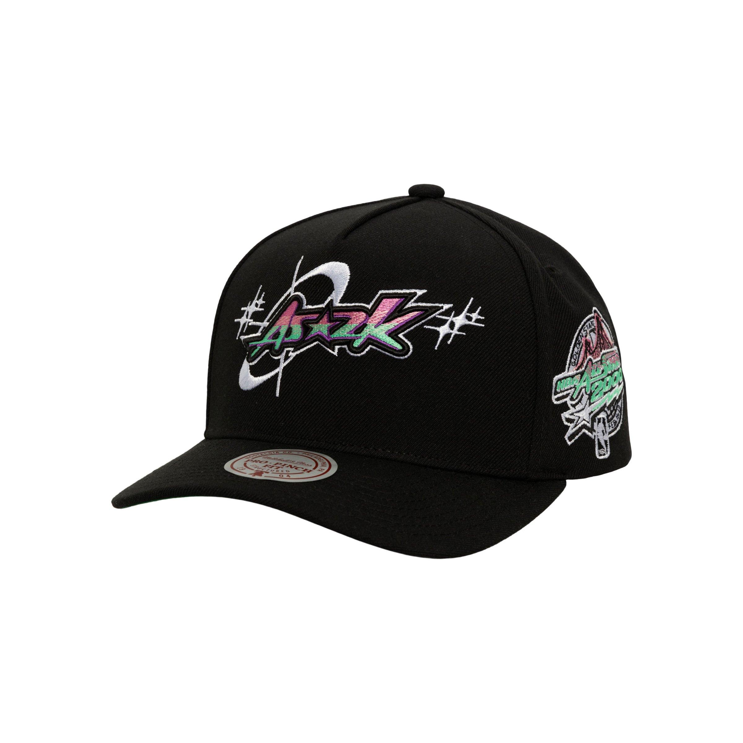 MITCHELL & NESS Warriors AS2K Snapback Hat Black | Hibbett