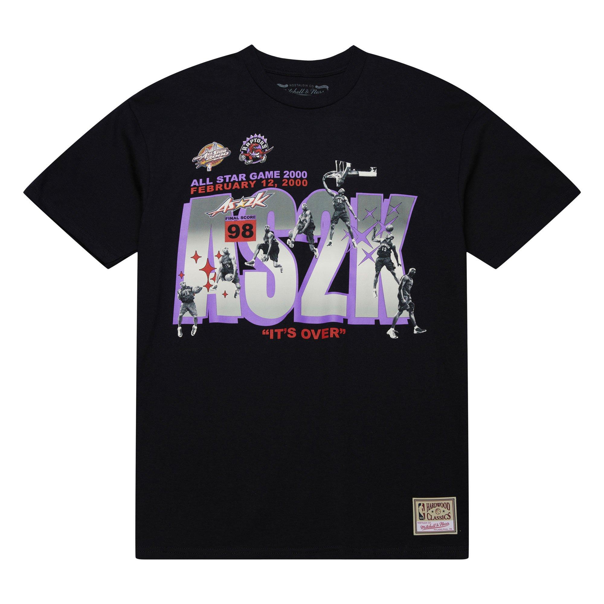 Mitchell & Ness Toronto Raptors Vince Carter NBA "Its Over" Tee - Black - BLACK Thumbnail View 1
