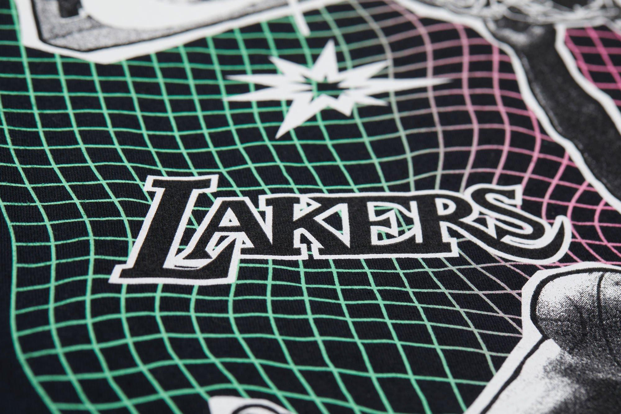Mitchell & Ness Los Angeles Lakers Shaq AS2K Tee-Black - BLACK Thumbnail View 6