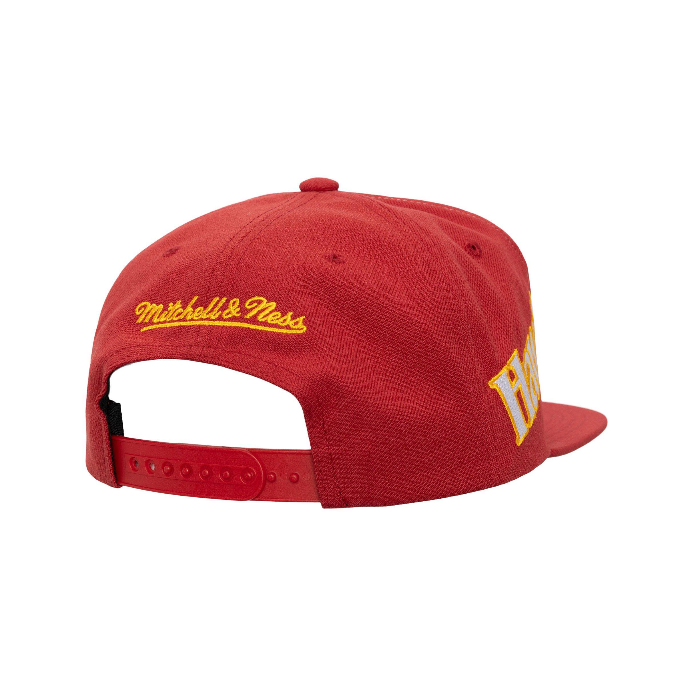 Mitchell & Ness Atlanta Hawks Big Time Pro Snapback-Red
